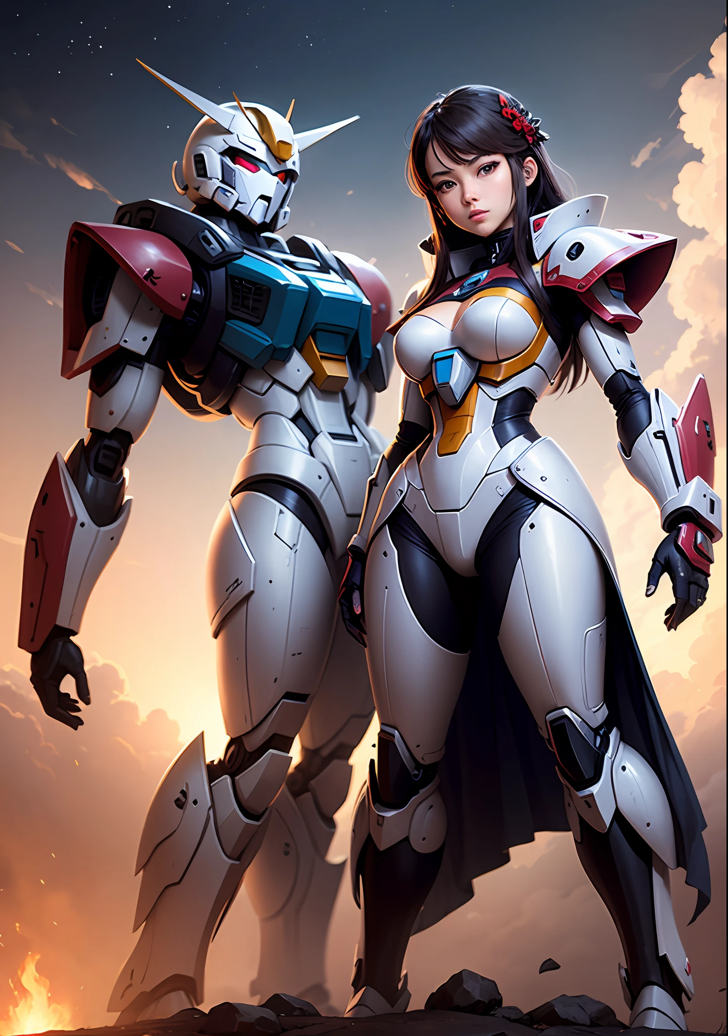 Genzu Gundam,Beautuful Women,Need,mechs
