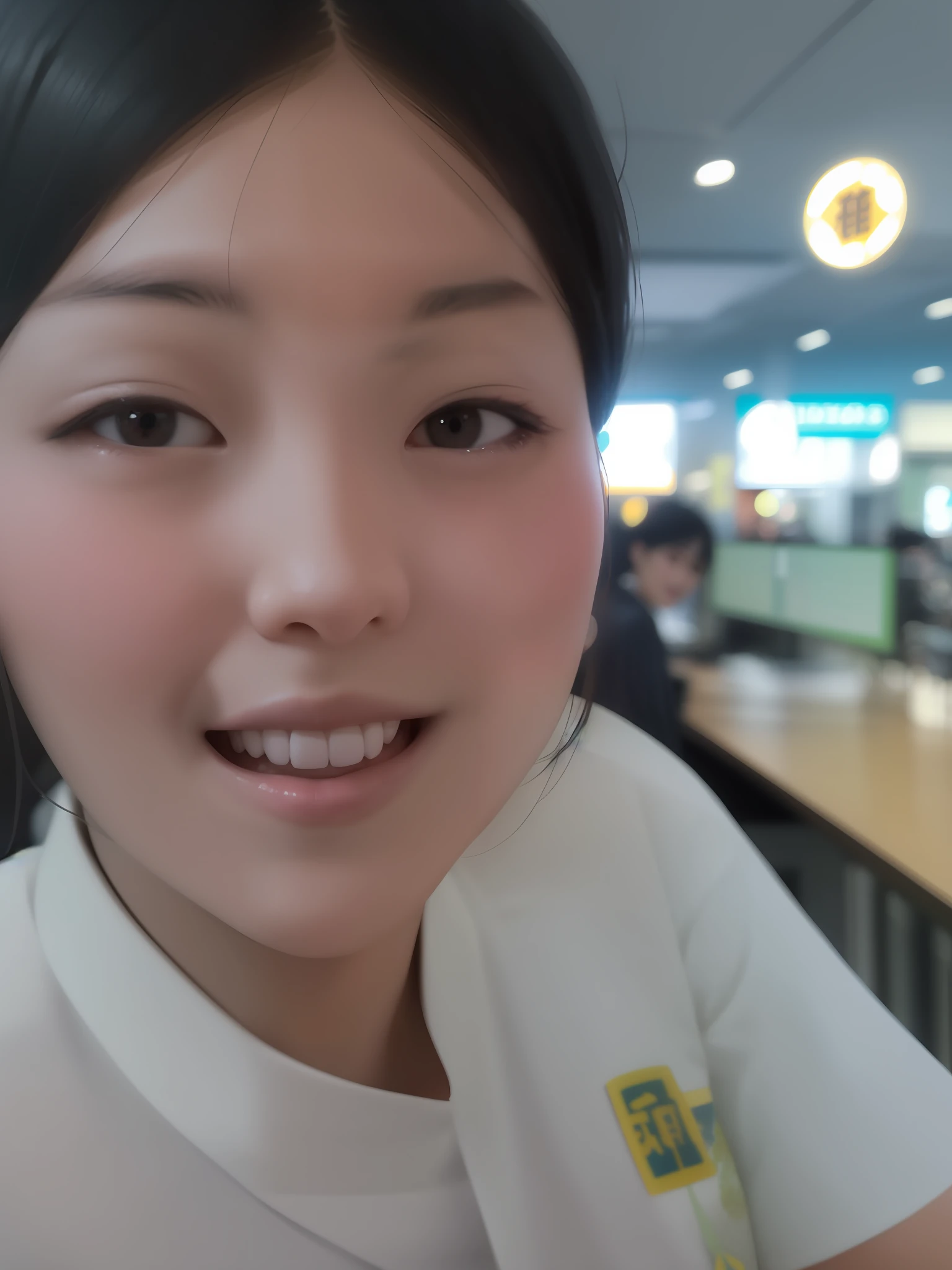 Happy Chinese woman,18yr old,prette,largeeyes,Innocence