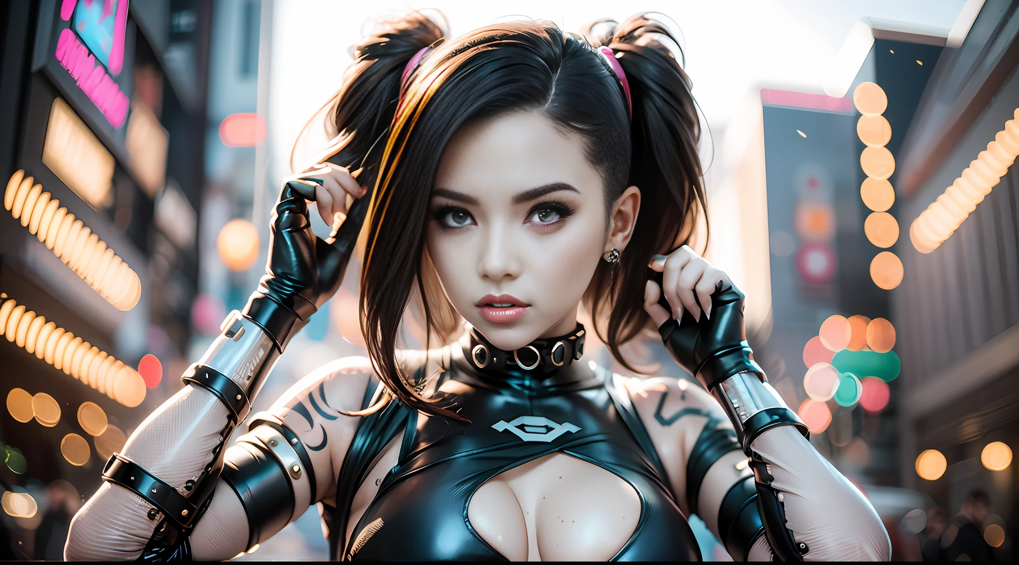 Una mujer con falda corta y auriculares posando para una foto, Chica cyborg, Cyborg - Chica, Oppai cyberpunk, Hermosa chica cyborg, Chica femenina de anime cyberpunk, linda chica cyborg, Chica de anime cyberpunk, Hermosa chica blanca cyborg, Perfecto anime cyborg mujer, cyberpunk 2 0 y. o Chica modelo, Chica androide perfecta, Cyberpunk hermosa chica, Chica cyberpunk, japanese cyborg