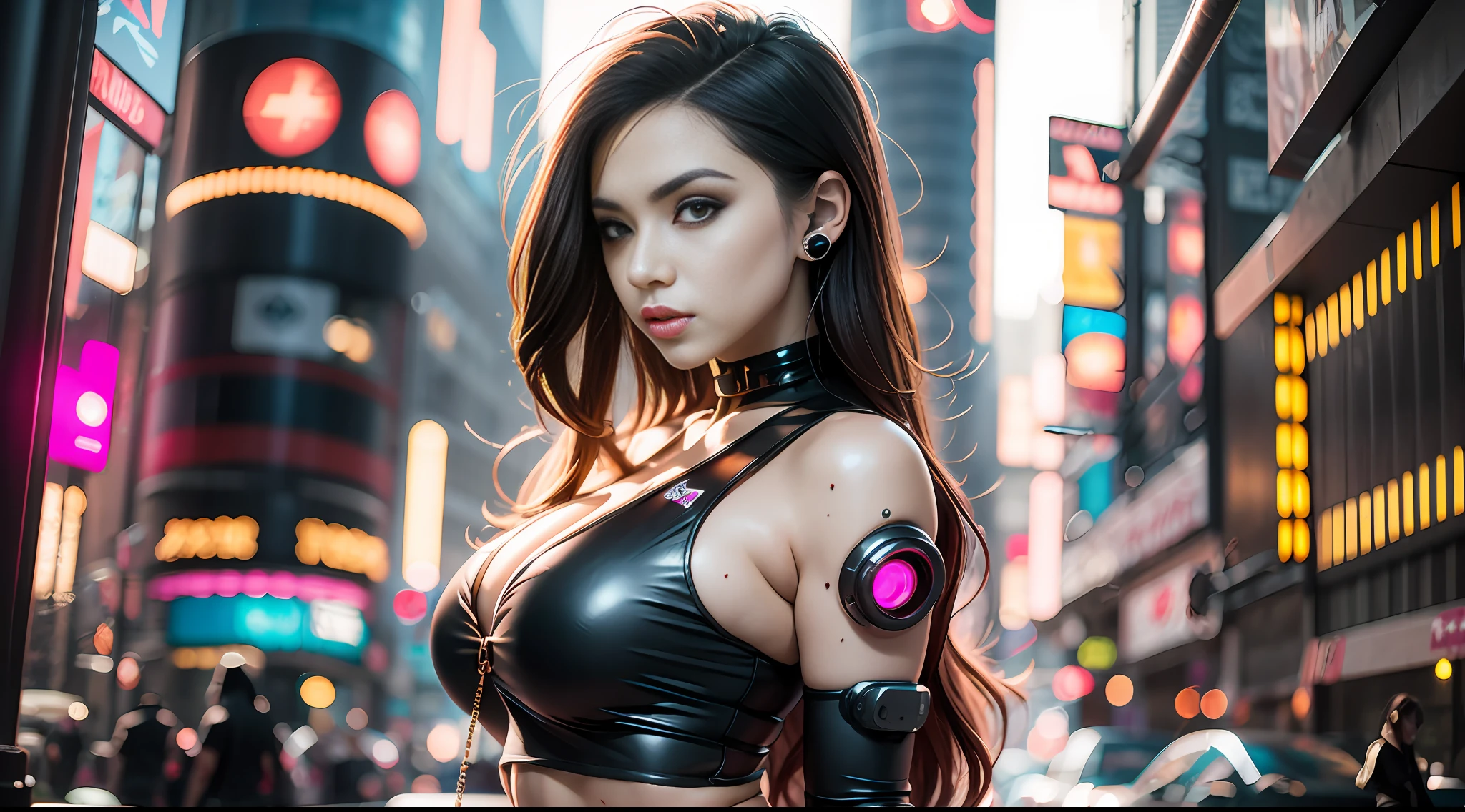 Una mujer con falda corta y auriculares posando para una foto, Chica cyborg, Cyborg - Chica, Oppai cyberpunk, Hermosa chica cyborg, Chica fe****** de anime cyberpunk, linda chica cyborg, Chica de anime cyberpunk, Hermosa chica blanca cyborg, Perfecto anime cyborg mujer, cyberpunk 2 0 y. o Chica modelo, Chica androide perfecta, Cyberpunk hermosa chica, Chica cyberpunk, japanese cyborg