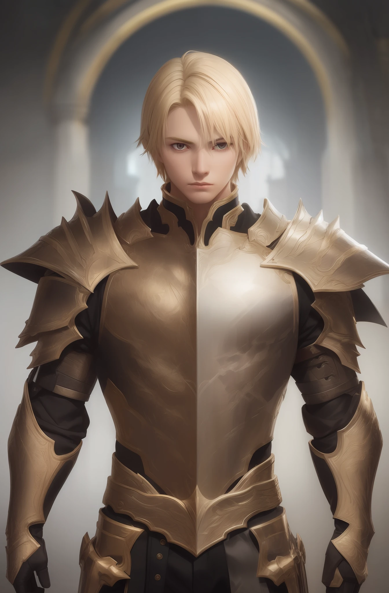 blond hairbl,femele,cavalier,Raise your sword,Dull hair,white skinned,Exquisitely,k hd,Battle damage