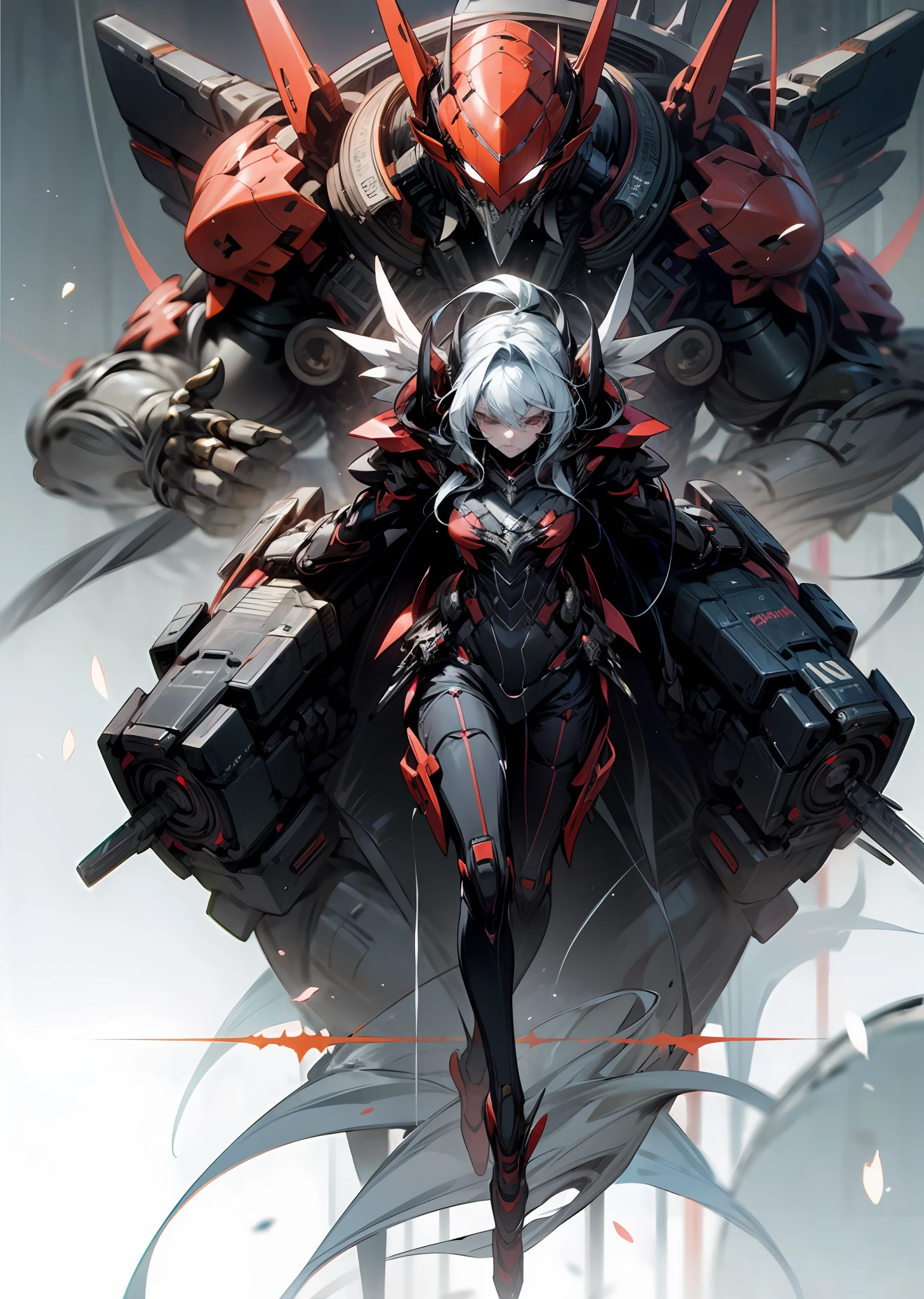 Kill the angels，Zack，Anime characters，scyscraper，the detail，k hd，Clear hand details --auto
