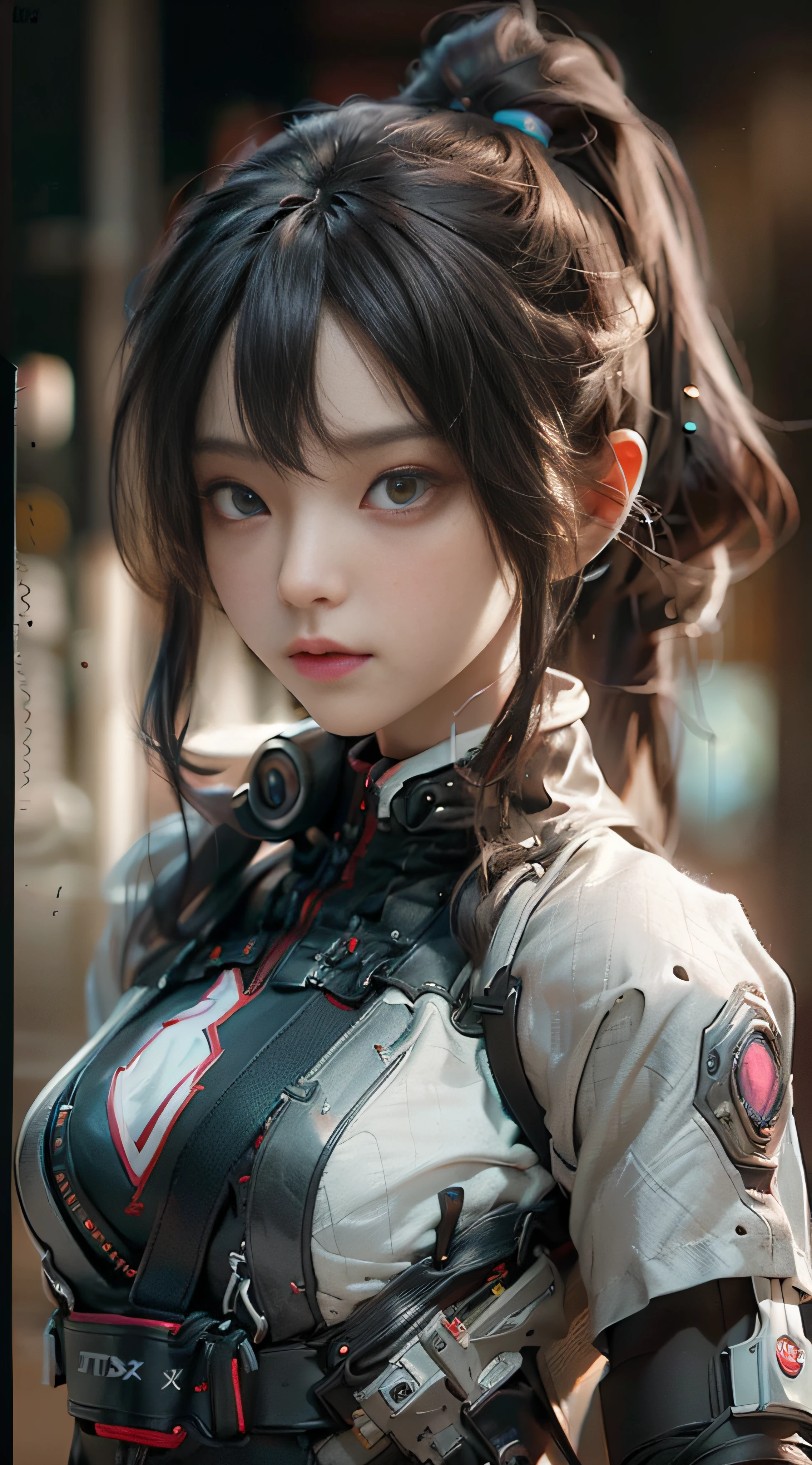 ((Best quality)), ((masterpiece)), (detailed:1.4), 3D, an image of a beautiful cyberpunk female,HDR (High Dynamic Range),Ray Tracing,NVIDIA RTX,Super-Resolution,Unreal 5,Subsurface scattering,PBR Texturing,Post-processing,Anisotropic Filtering,Depth-of-field,Maximum clarity and sharpness,Multi-layered textures,Albedo and Specular maps,Surface shading,Accurate simulation of light-material interaction,Perfect proportions,Octane Render,Two-tone lighting,Wide aperture,Low ISO,White balance,Rule of thirds,8K RAW,