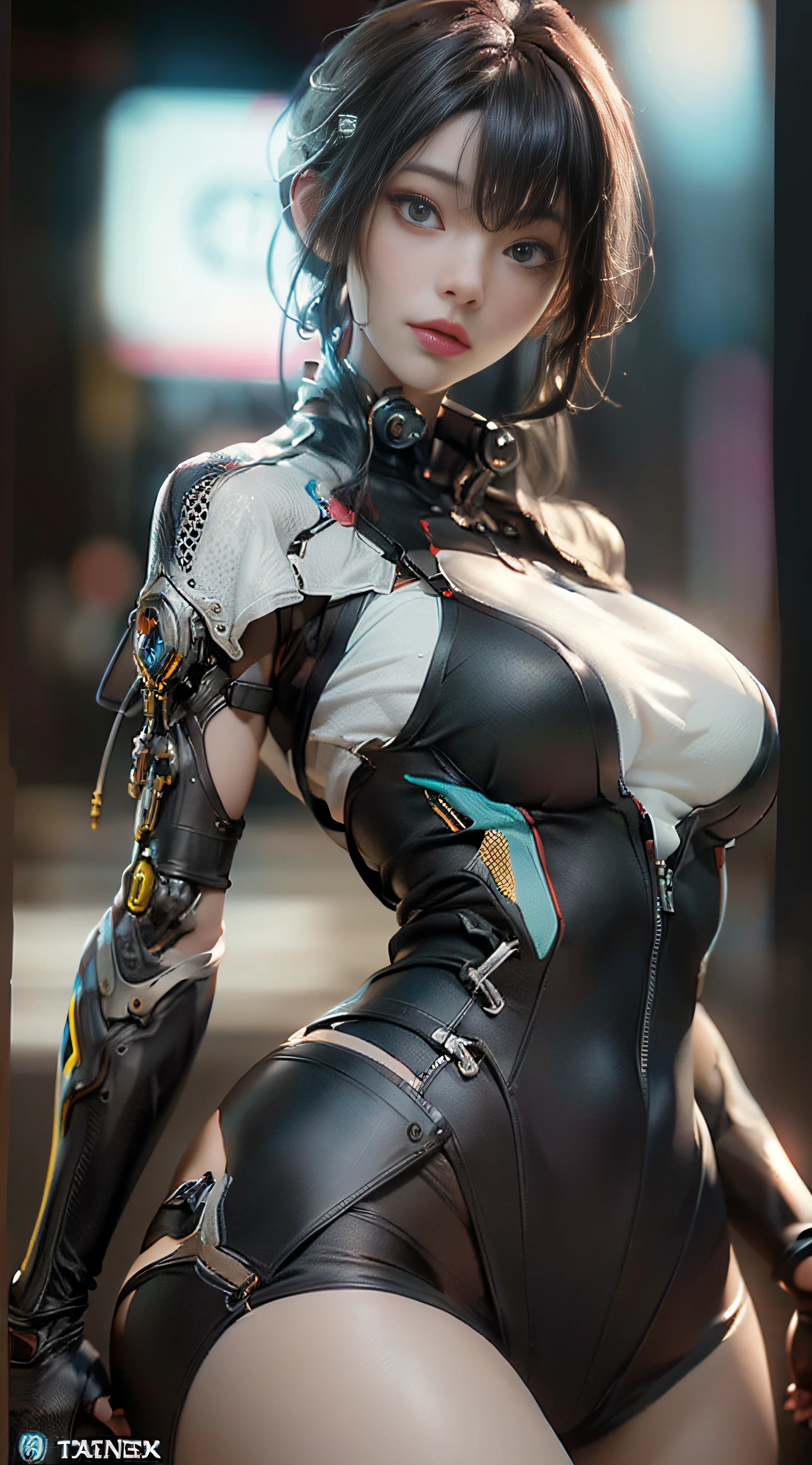 ((Best quality)), ((masterpiece)), (detailed:1.4), 3D, an image of a beautiful cyberpunk female,HDR (High Dynamic Range),Ray Tracing,NVIDIA RTX,Super-Resolution,Unreal 5,Subsurface scattering,PBR Texturing,Post-processing,Anisotropic Filtering,Depth-of-field,Maximum clarity and sharpness,Multi-layered textures,Albedo and Specular maps,Surface shading,Accurate simulation of light-material interaction,Perfect proportions,Octane Render,Two-tone lighting,Wide aperture,Low ISO,White balance,Rule of thirds,8K RAW,