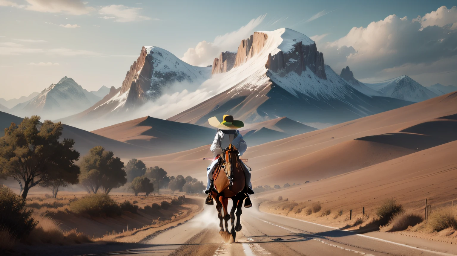a very fast landscape on an extrasolar planet, clean sky, myst intricate and hyperdetailed painting, craters, dunes, evgeny lushpin, jim burns and greg rutkowski, beksinski, wide-angle lens, splash screen, complementary colors, fantasy concept art, 8k resolution trending on art hdr, view from the top --auto