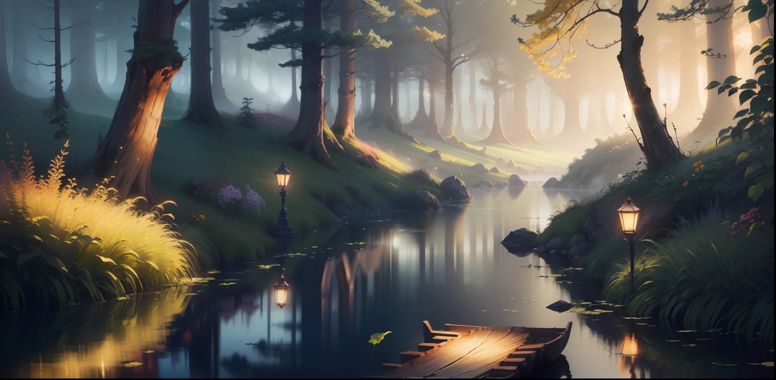 Mysterious lakeside