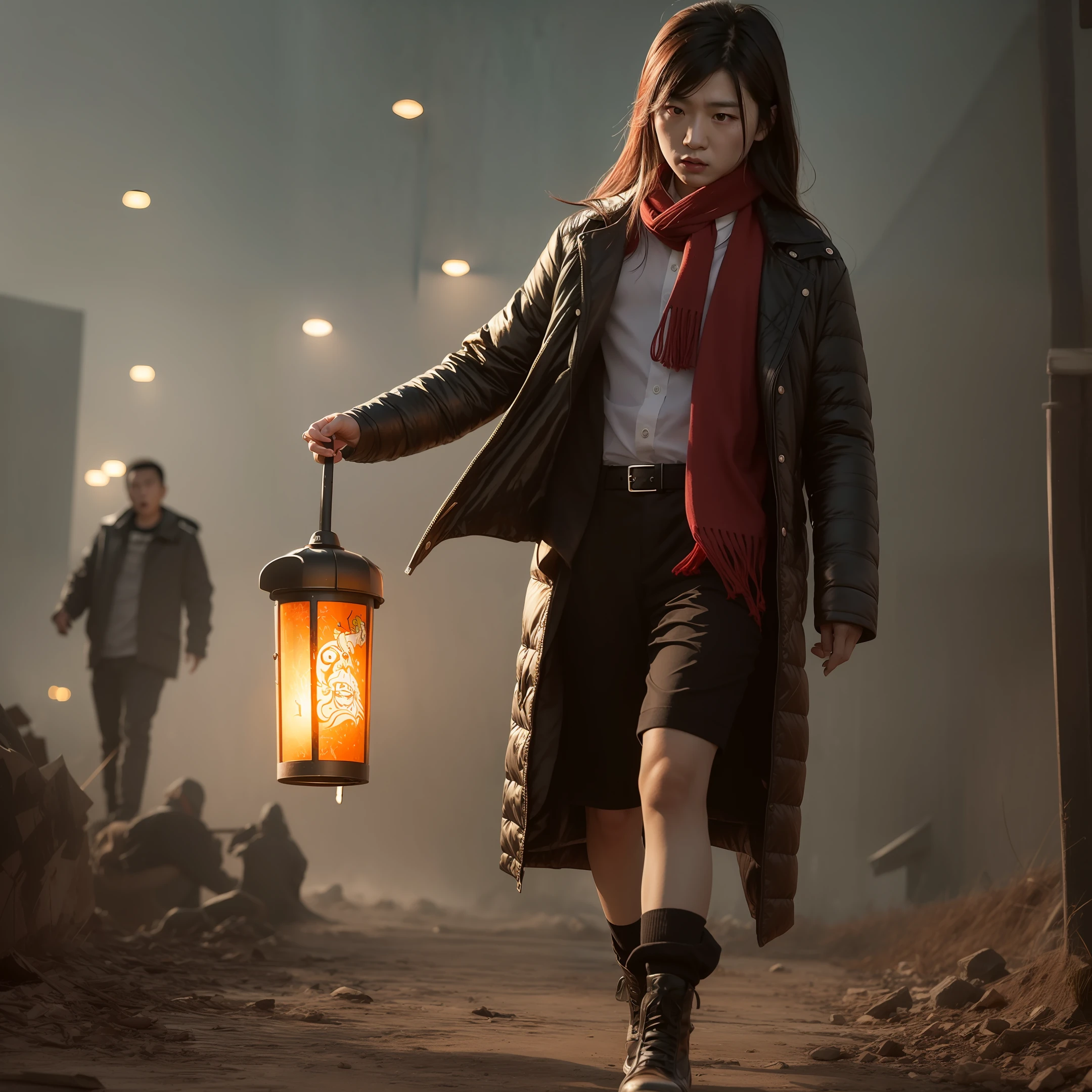 Lin Zhengying kills zombies