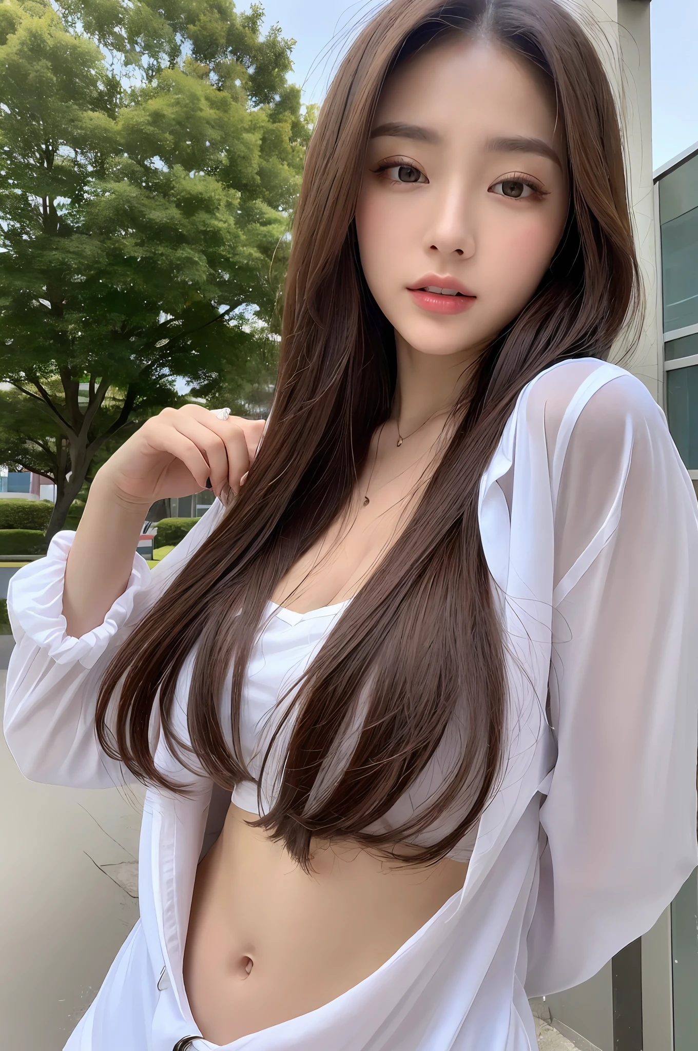 (Best Quality, 8k, 32k, Masterpiece, UHD: 1.3), Attractive Japan Woman Pictures, One Girl, (Big: 1.0), Abs, Perfect Body, (Transparent Shirt: 1.1), Ultra Detailed Face, Detailed Lips, Fine Eyes, Double Eyelids