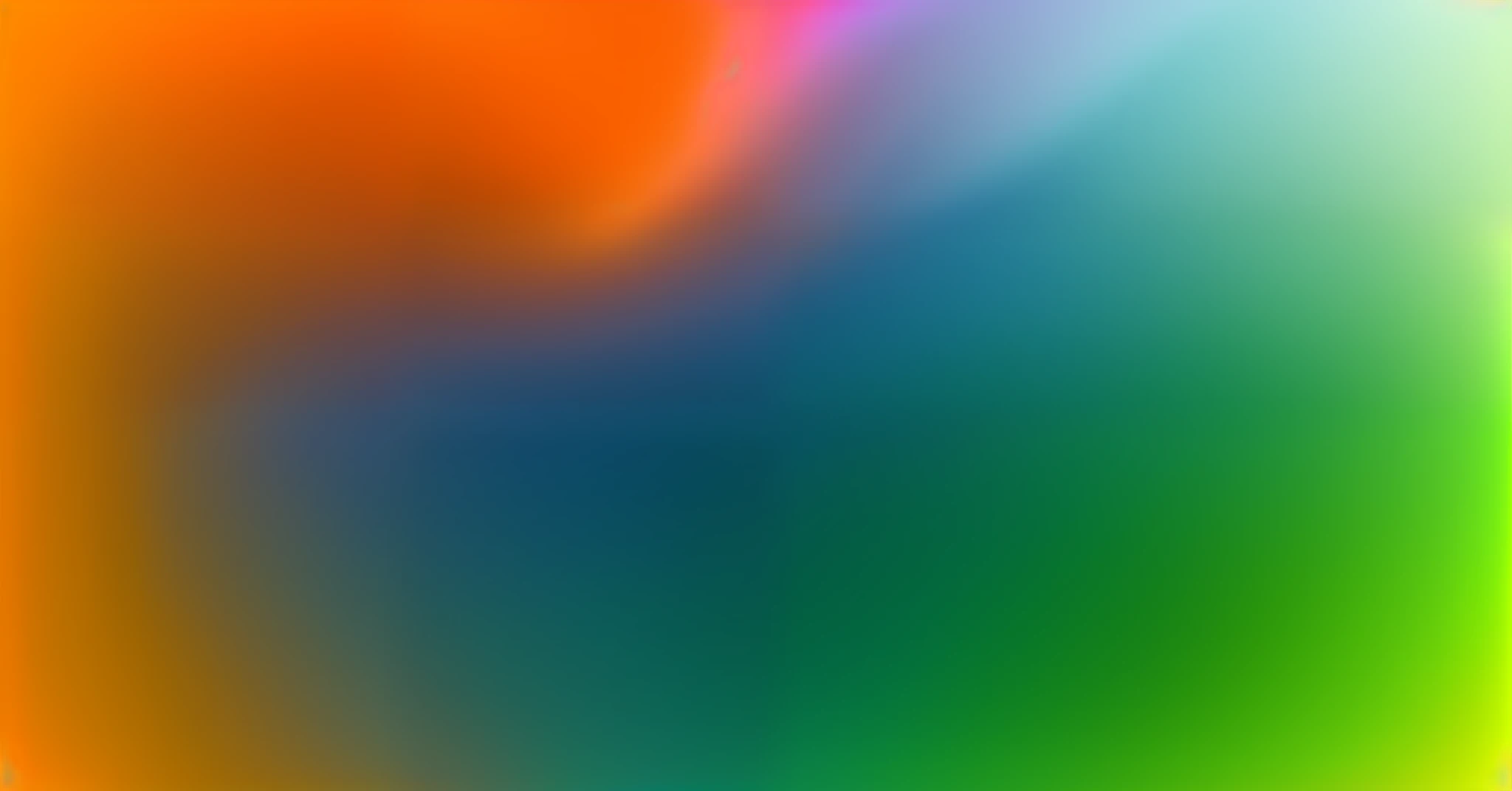 a color，Hazy，Gradient，Orange-yellow-green-blue