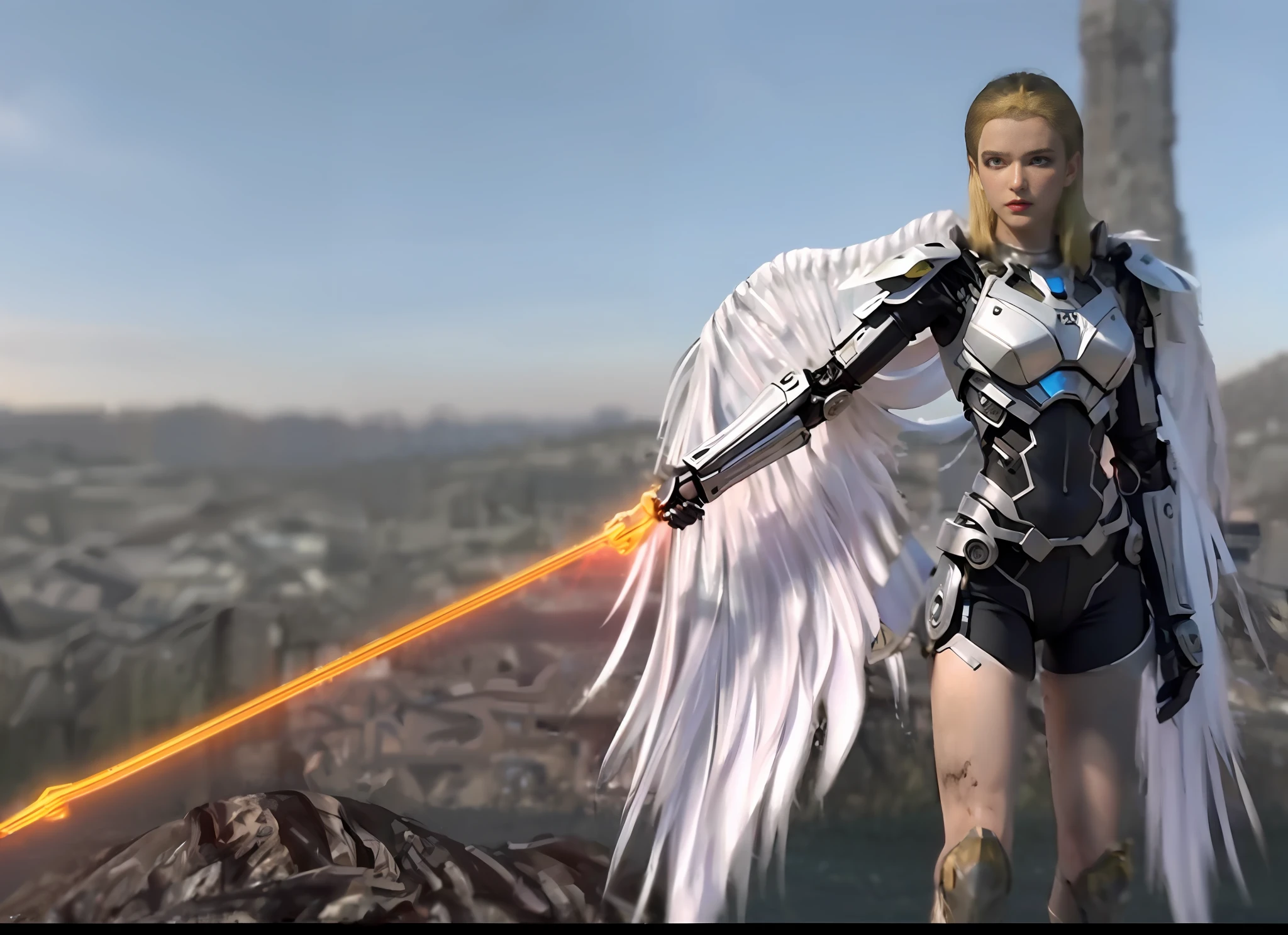 High-quality image quality，Clear details，Super sci-fi feel，Exoskeleton armor，Cool mechanical structure，Dynamic stance，Domineering posture，Brilliant light and shadow，Exciting scenes，Ultimate technology，Sharp gear。