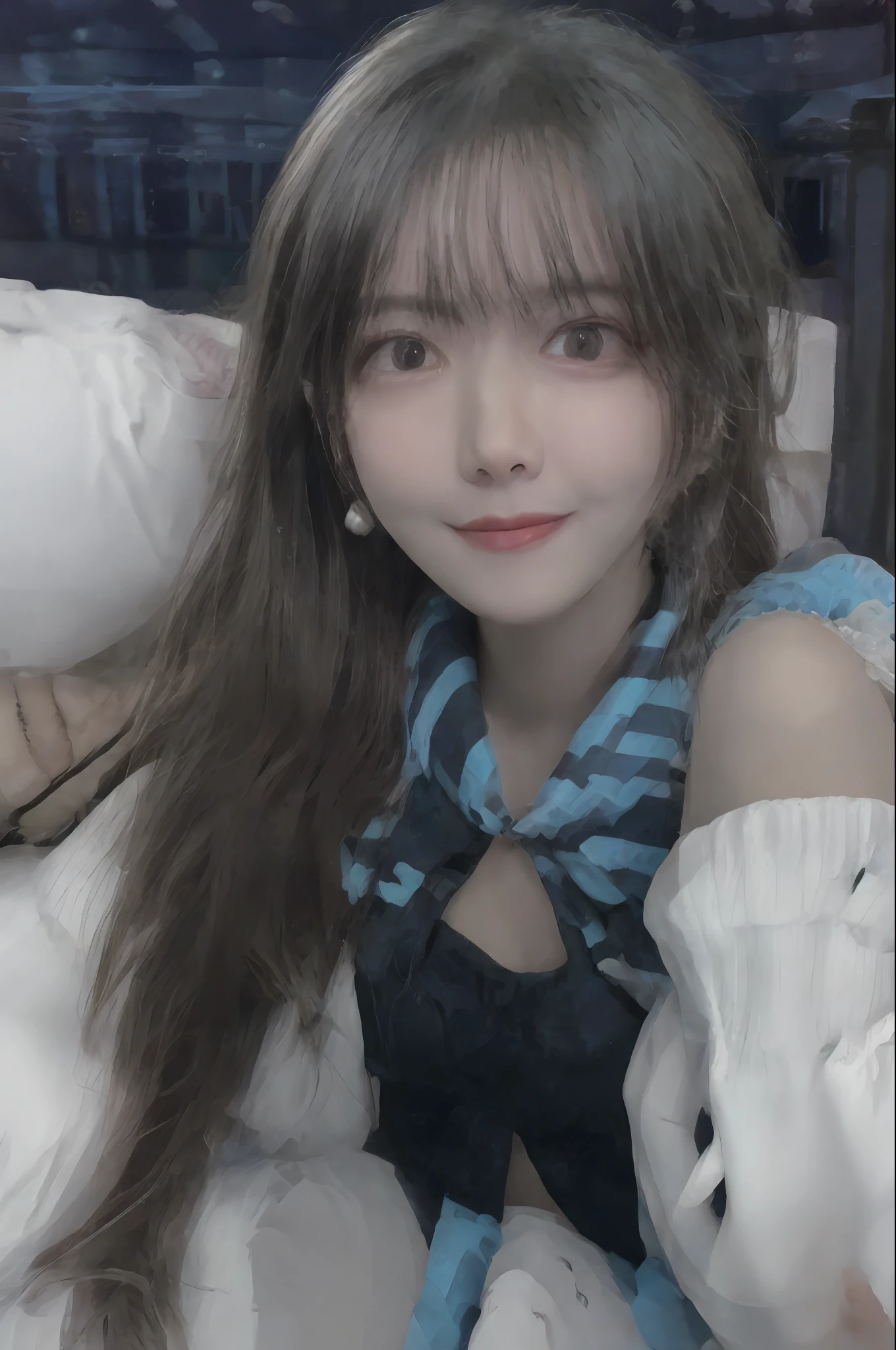 （Front focus），（in the darkness nigth：1.6），Surrealist portraits of women by David Hockney and Alphonse Mucha，Fantasyart，photographrealistic，动态照明，art  stations，poster for，Volumetriclighting，Very detailed faces，4 k''，Award-Awarded， 1girll, youthfulenergy, adolable，school ground, (official clothes:1.4), short detailed hair, pupils