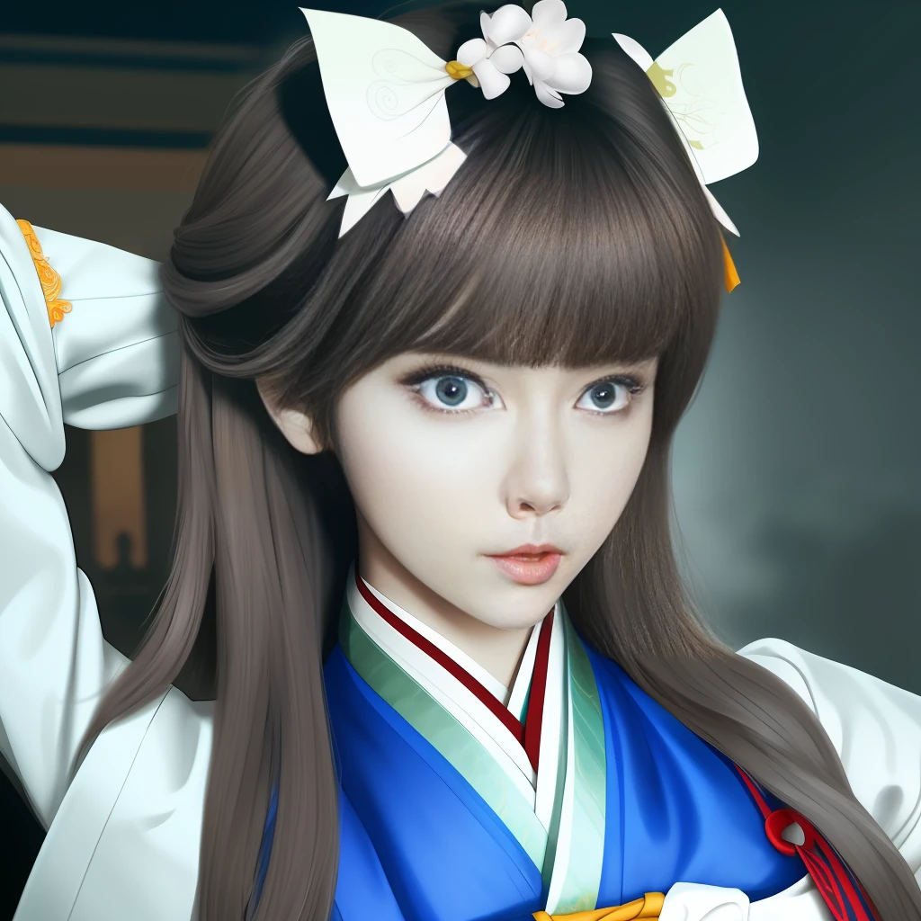 best quality,masterpiece,illustration,an extremely detailed and beautiful,extremely detailed,CG,unity,8k wallpaper,Amazing,finely detail,master,best quality,official art,extremely detailed CG unity 8k wallpaper,absurd,unbelievable Ridiculous, huge file size, super detailed, high resolution, very detailed, beautiful detailed girl, very detailed eyes and face, beautiful detailed eyes, light on face, (Hanbok: 1.1), 1girl, full body, full body Photo, ru_qun