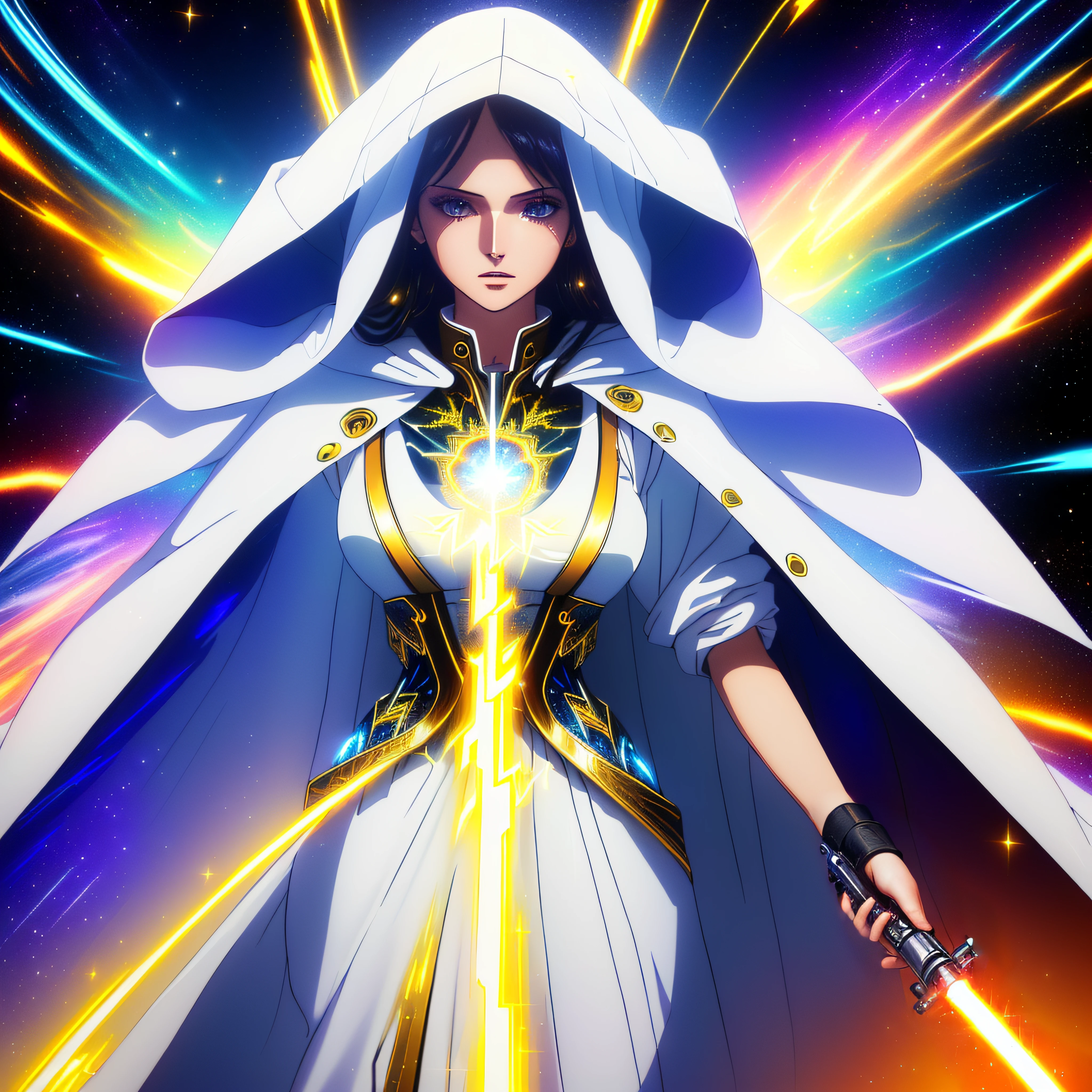 Lightsaber in hand
