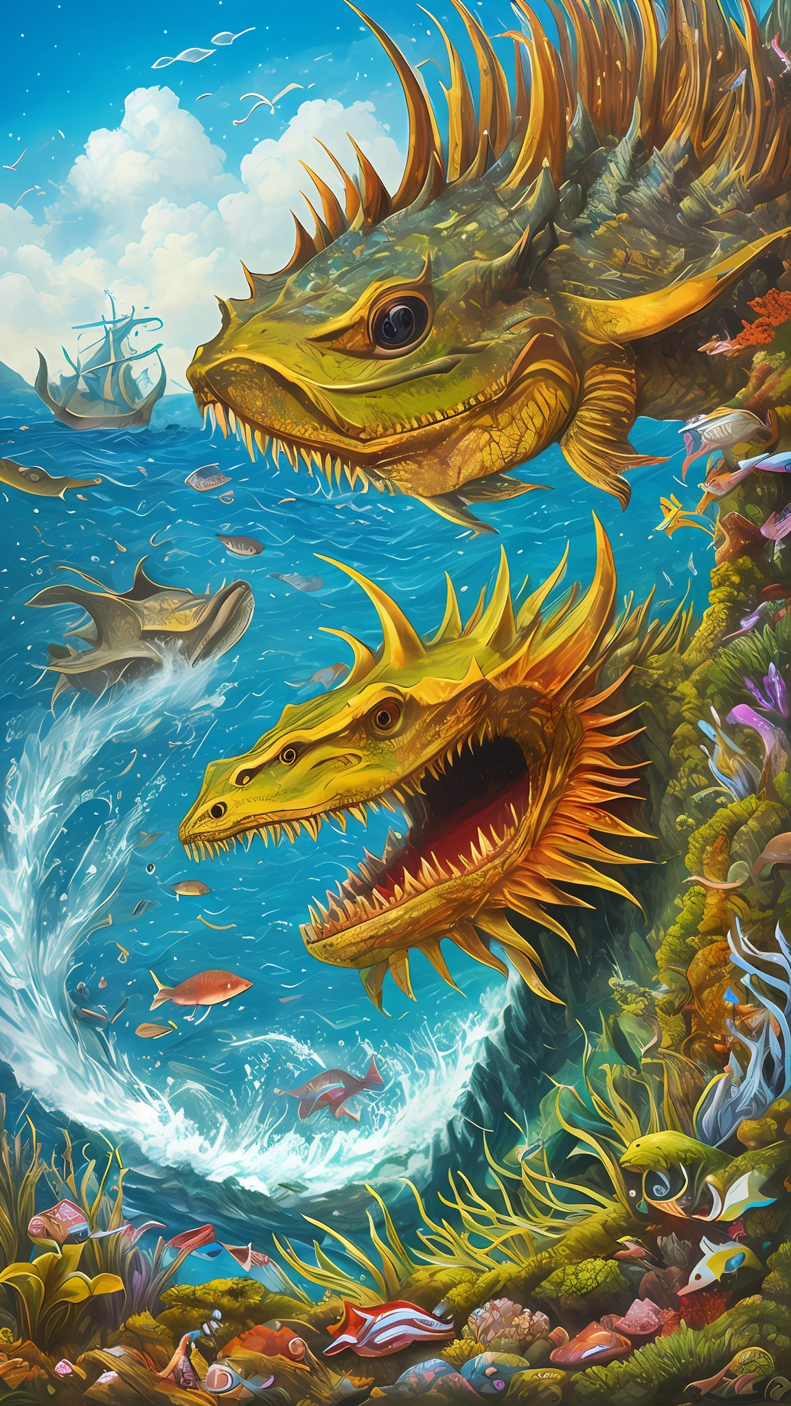 River-lipped sea monster