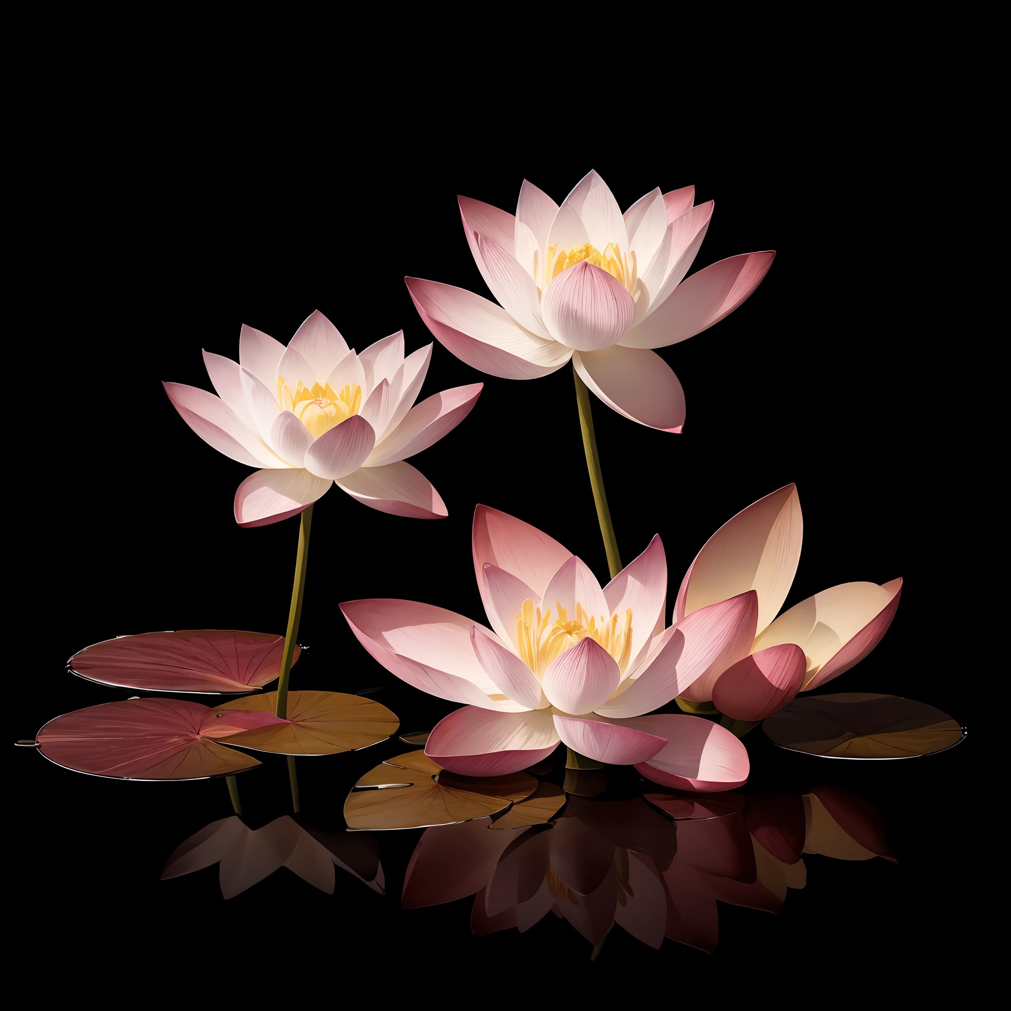 Certainly,I can describe for you an ideal lotus photographic composition:
Imagine that,You came to the lotus pond in the glimmer of the morning。The light is soft at this time,sun shining through clouds,Sprinkle on the lotus pond,Form a fantastic atmosphere。This light not only reduces overexposure and shadows,You can also add a warm tone to the picture。
You choose a blooming lotus flower as the main body,Its petals are bright,plethora of colors,Beautiful shape。The lotus flower is located at the bottom right of the screen,Compositional principles in accordance with the rule of thirds,This makes the picture more balanced,It is also more likely to attract the attention of the audience。
The background is green lotus leaves and light blue water,The colors are contrasting,But it does not steal the demeanor of the subject。You try to keep the background as simple as possible,Avoid too many elements to distract the audience。
By this time,You shoot from a slightly lower angle,This can make the lotus flower appear more delicate,It can also allow the audience to better appreciate the shape and texture of the lotus。
In post-processing,You can increase the contrast of the picture appropriately,Make the color of the lotus flower more vivid。ao mesmo tempo,You can also crop the picture a little,Remove some unnecessary elements,Make the picture more focused。
This is an ideal composition for lotus photography。Certainly,Photography is an art,You can shoot according to your preferences and creativity,Create your own unique creations。 --auto
