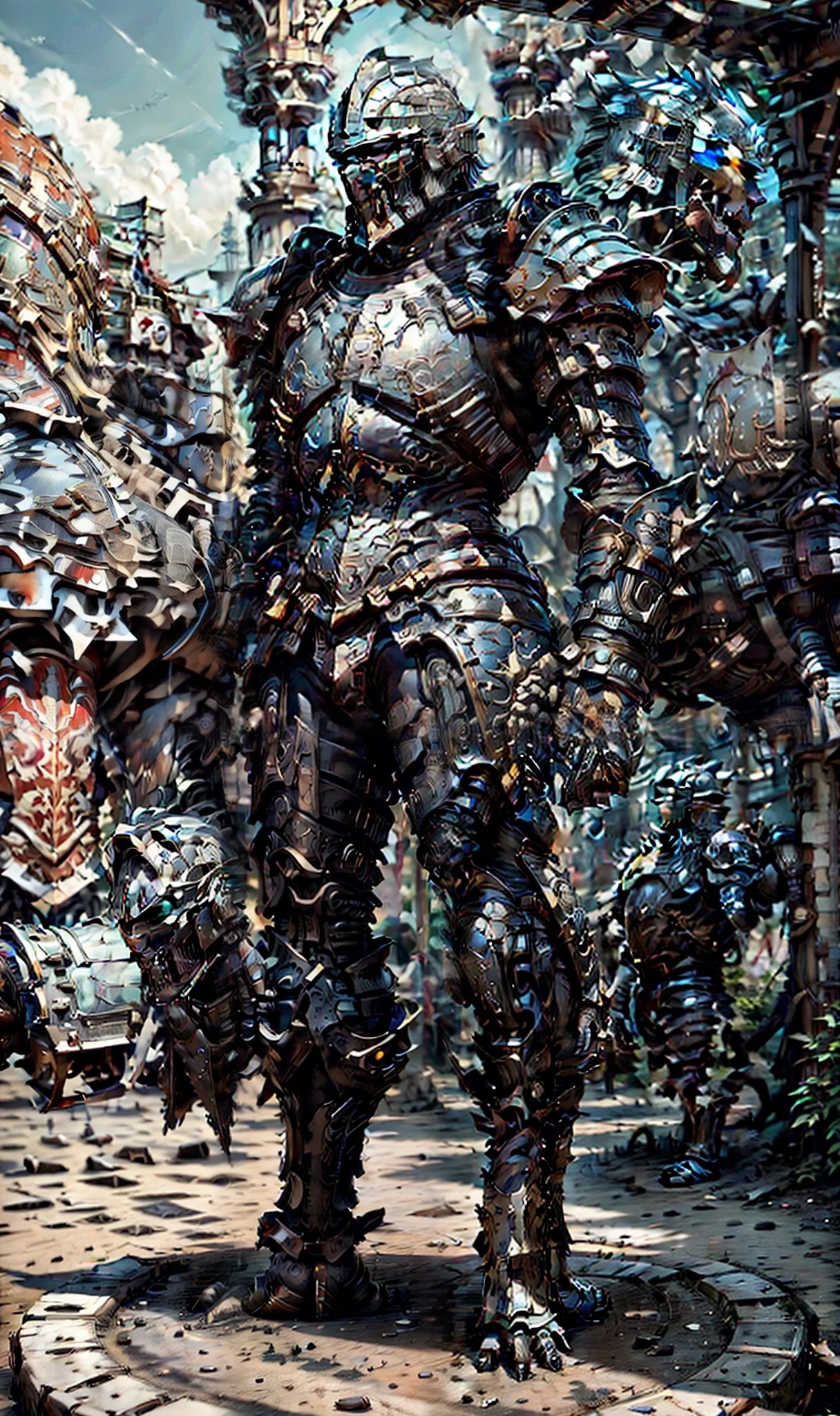 (Best quality, Photorealistic, Masterpiece:1.3), (Ultra detailed:1.5), 32K,
neotech, sleek, City, Glow announced, Mechanical tree, Futuristic network city, Cyberpunk, Futuristic car, air vehicle, futuristic spaceship, Technology,
Mecha, Giant cyber robots, solo
Eva 02, evagod, evangelionmecha, Science fiction, view the viewer, illustration, A high resolution, beautiful abstract background, futurism, Cyberpunk, Intense angle, Close-up, Solo,Humanoid mech,male people,Boy student