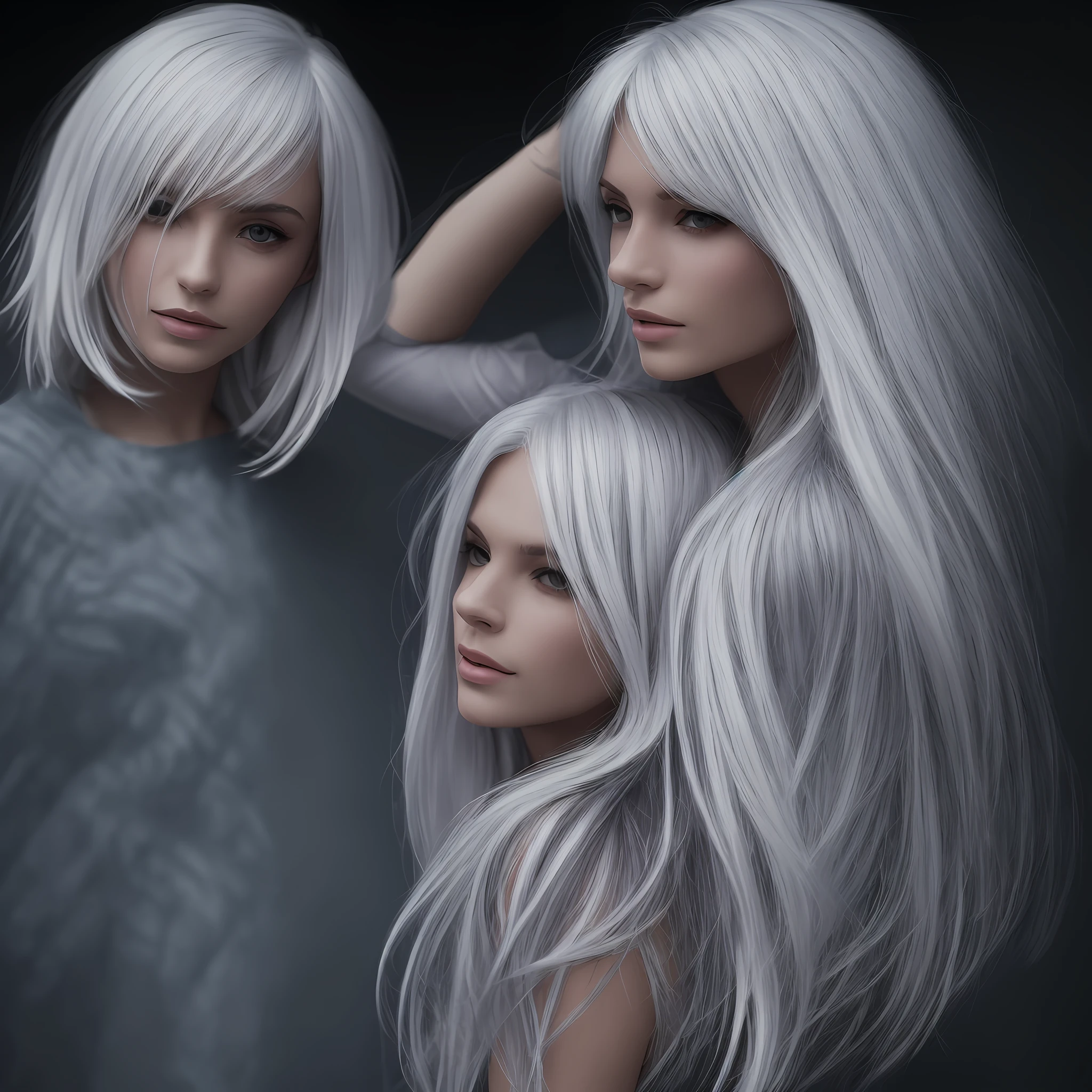 White hair，Lady Lady --auto