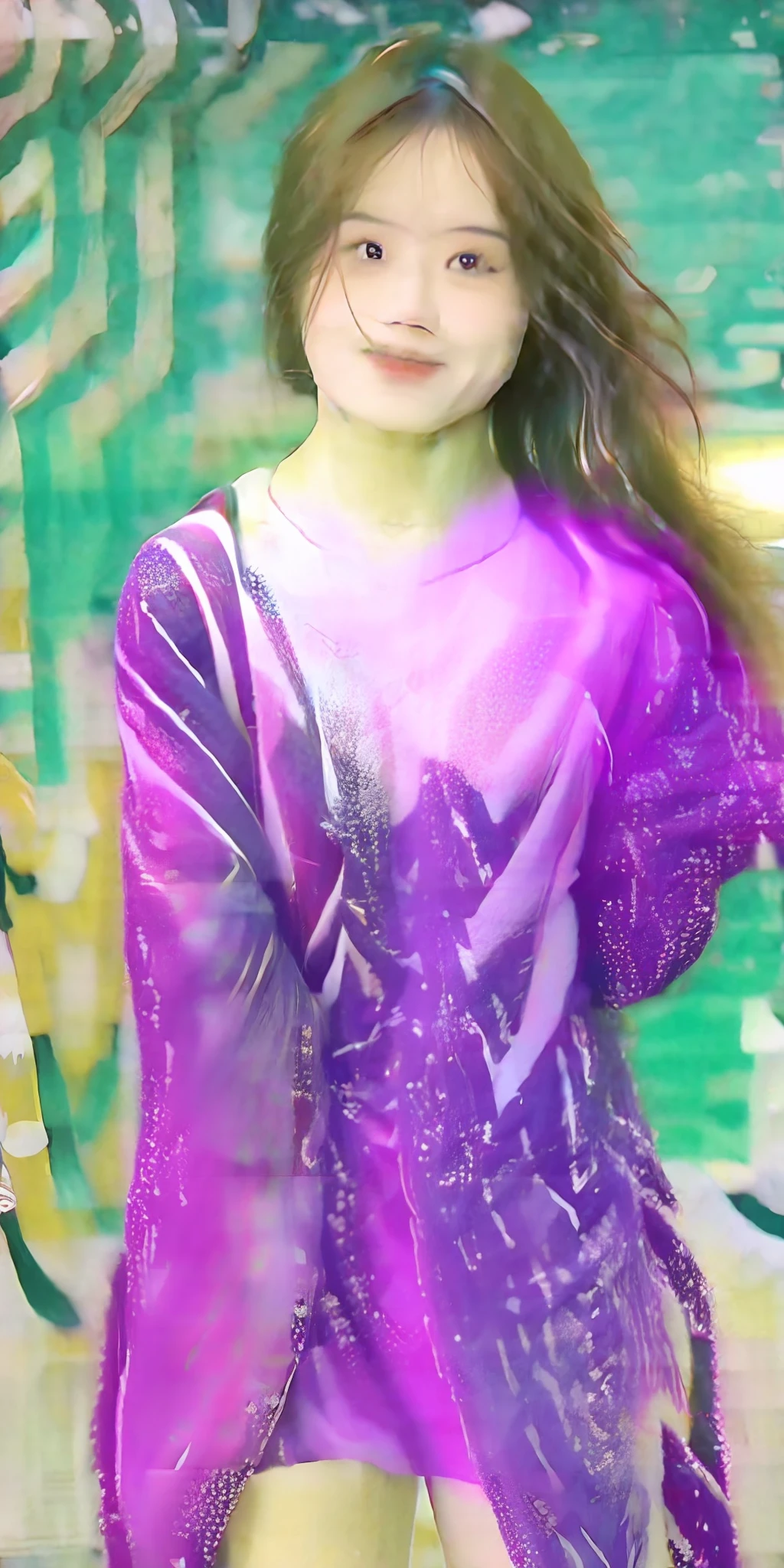 mix4, 20d, solo, long_hair, shirt, dress, high_heels, full_body, look_at_viewer, (8k, RAW photo, best quality, mastery:1.2), (realistic, photo-realistic:1.37), professional lighting, photon mapping, light energy transfer, physically based rendering,