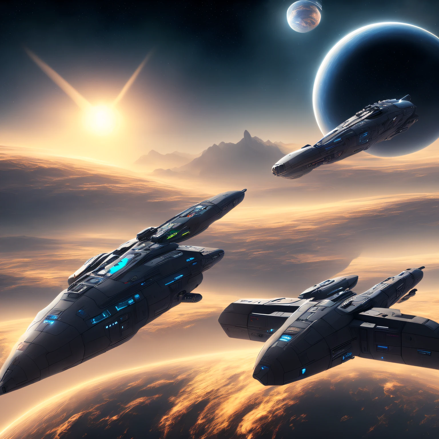 spaceship，mirai，Warp speed，heavenly body --auto