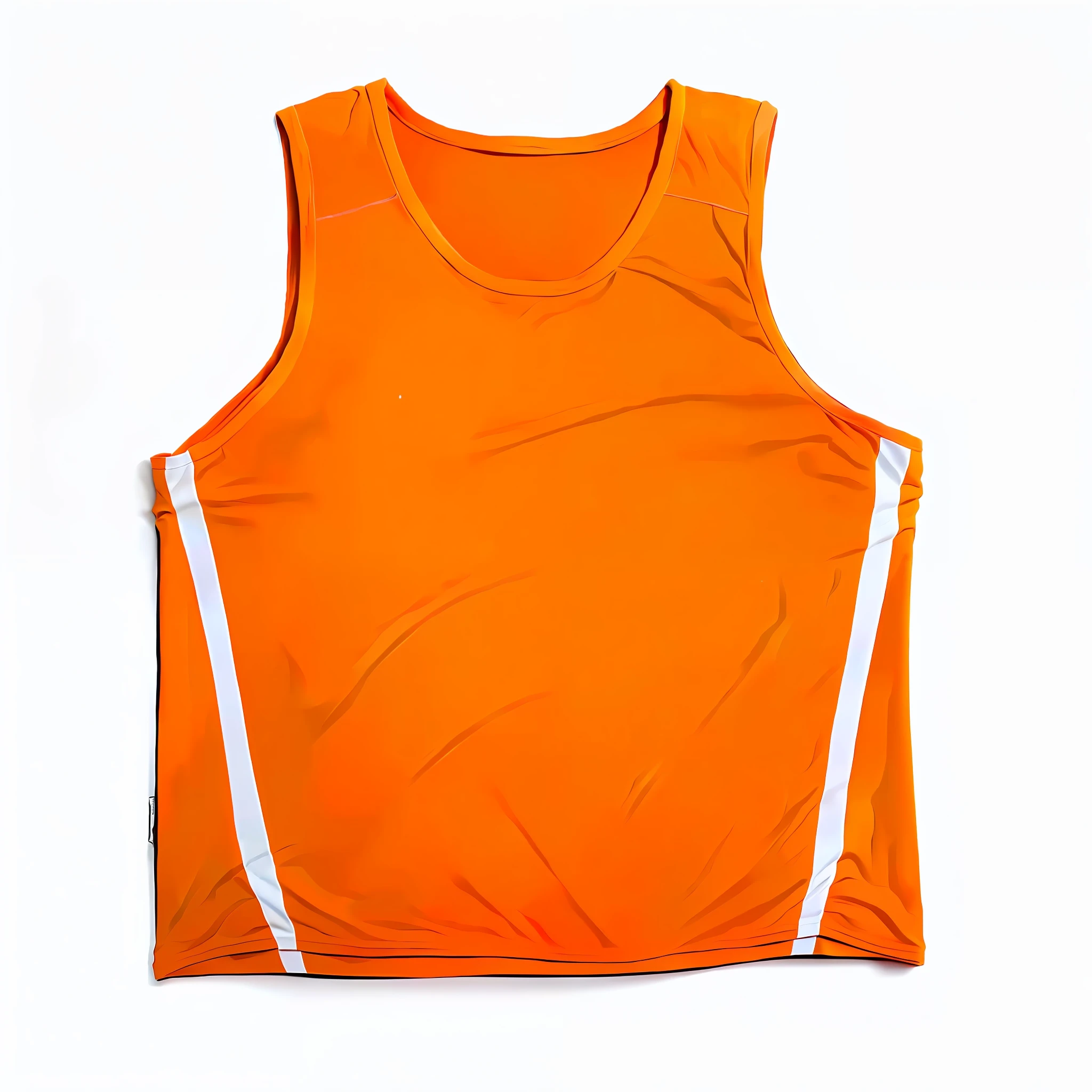 There is an image of an orange shirt with white trims, Oesteindo camisa de basquete, roupas esportivas, camiseta do tanque, roupas esportivas, Usando : Tampo do Tanque, Wearing a volleyball jersey, corpo laranja, laranja e branco, orange safety vest, roupas esportivas vermelhas, Oesteindo uma camiseta laranja, Tampo do tanque, Oeste, Oesteindo uma camiseta laranja, Mangas, laranja