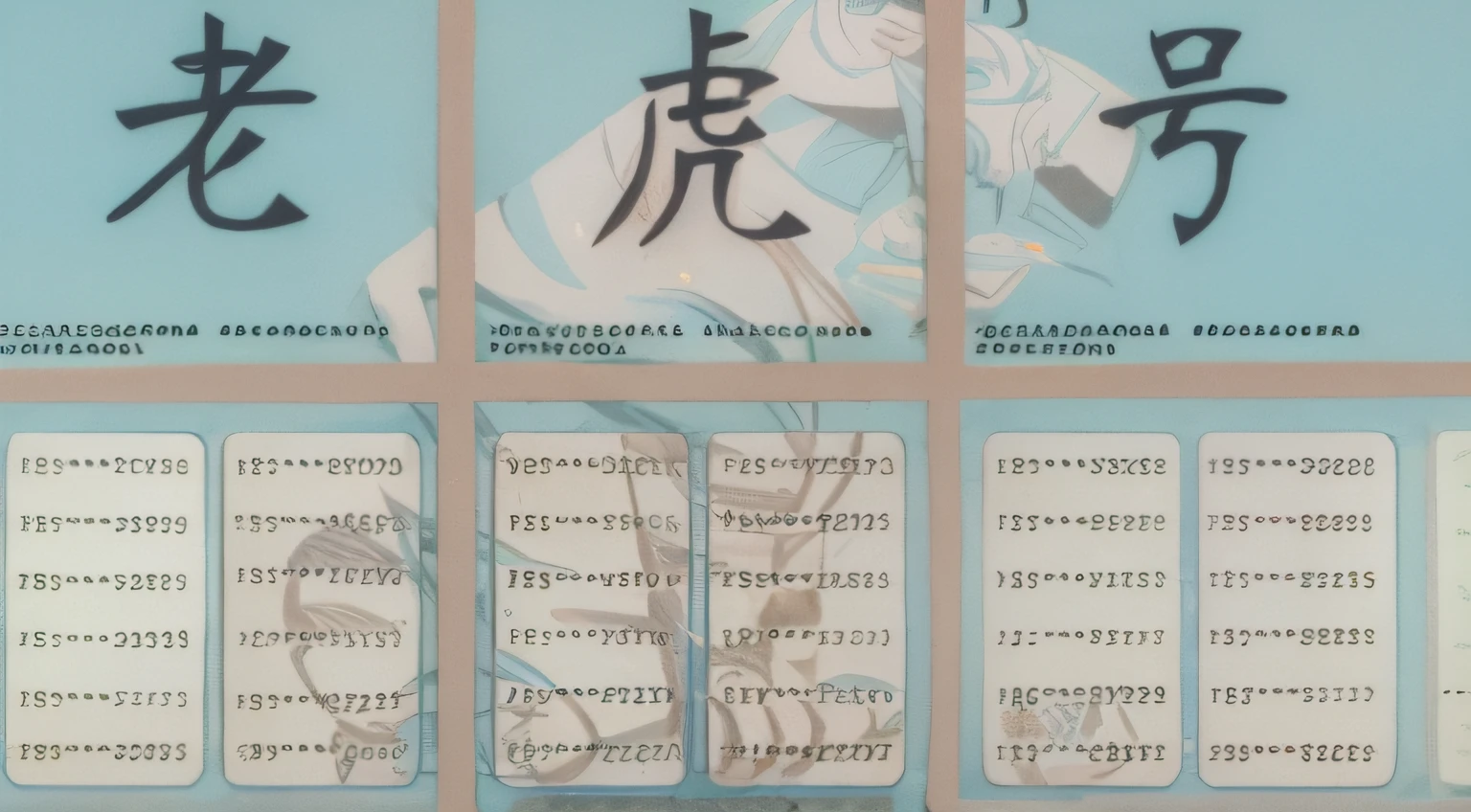 The picture background is replaced with a blue background
