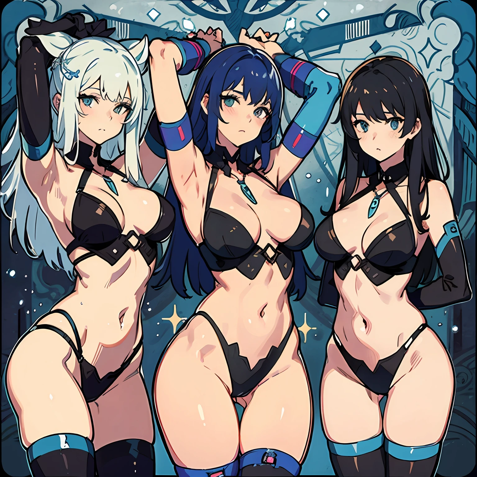 Women whose whole body is bound