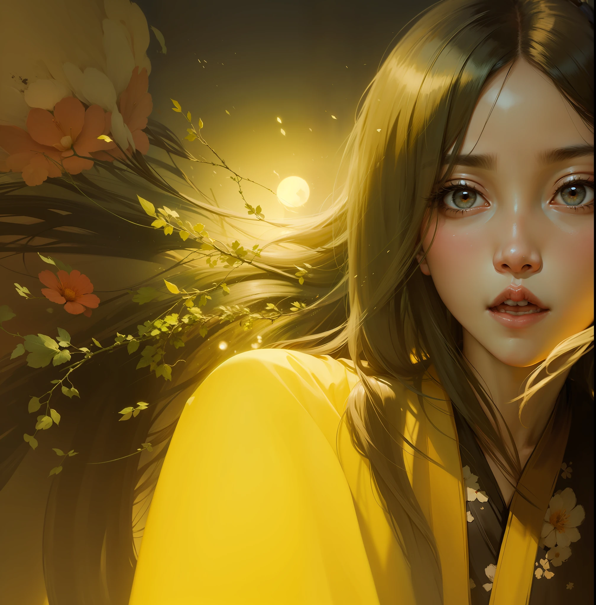 Qiancheng Xue,Break through the sky,whaite hair