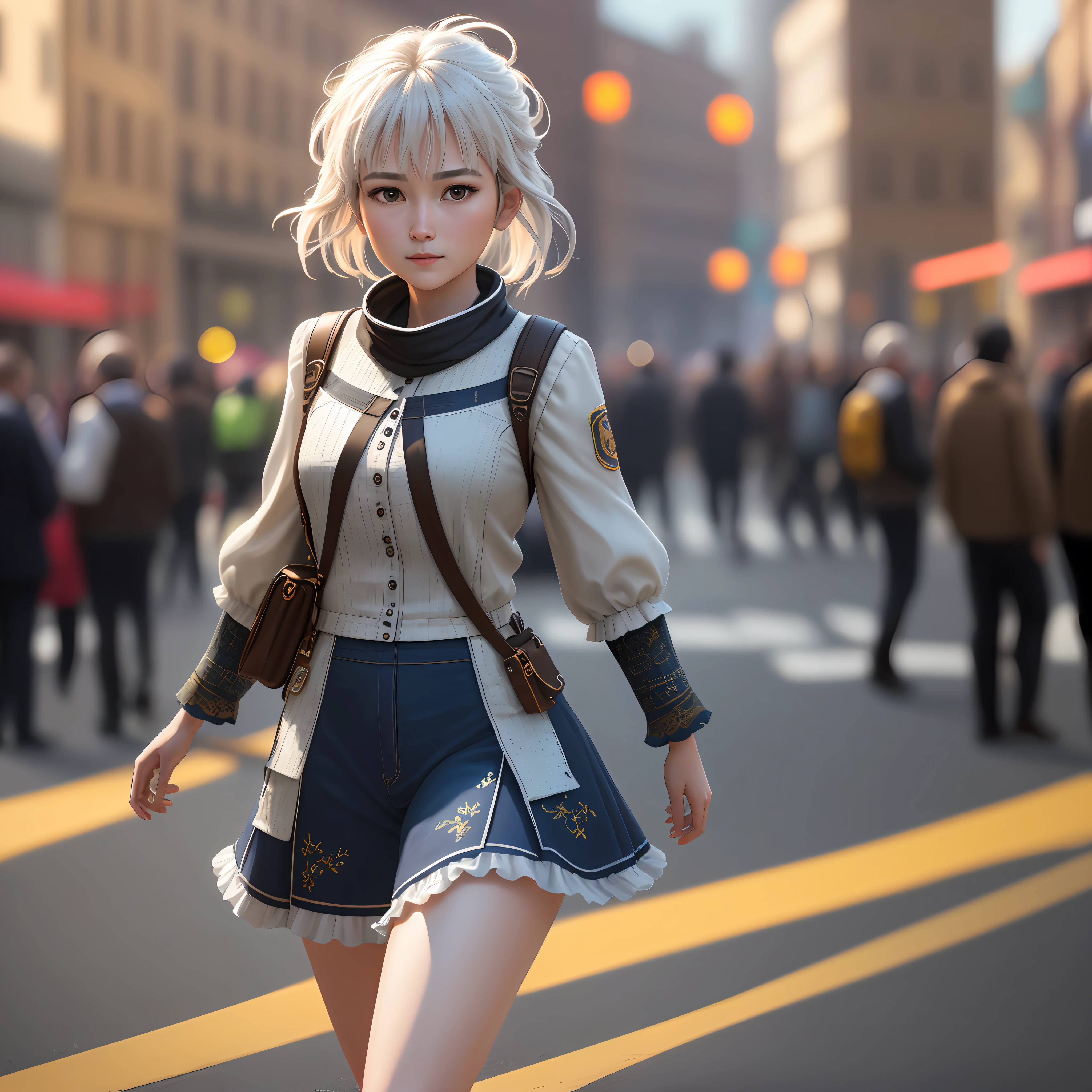 (in 8K、Raw photography、beste-Qualit、tmasterpiece:1.2)、(shoebill、a photorealistic:1.37)、(aegyo sal:1)、cute little、Professional Writing、photon maping、Physically Based Rendering、bob cuts、Gray eye、Night、Neon light、cute little、steampunc、Clear background、fullllbody --auto