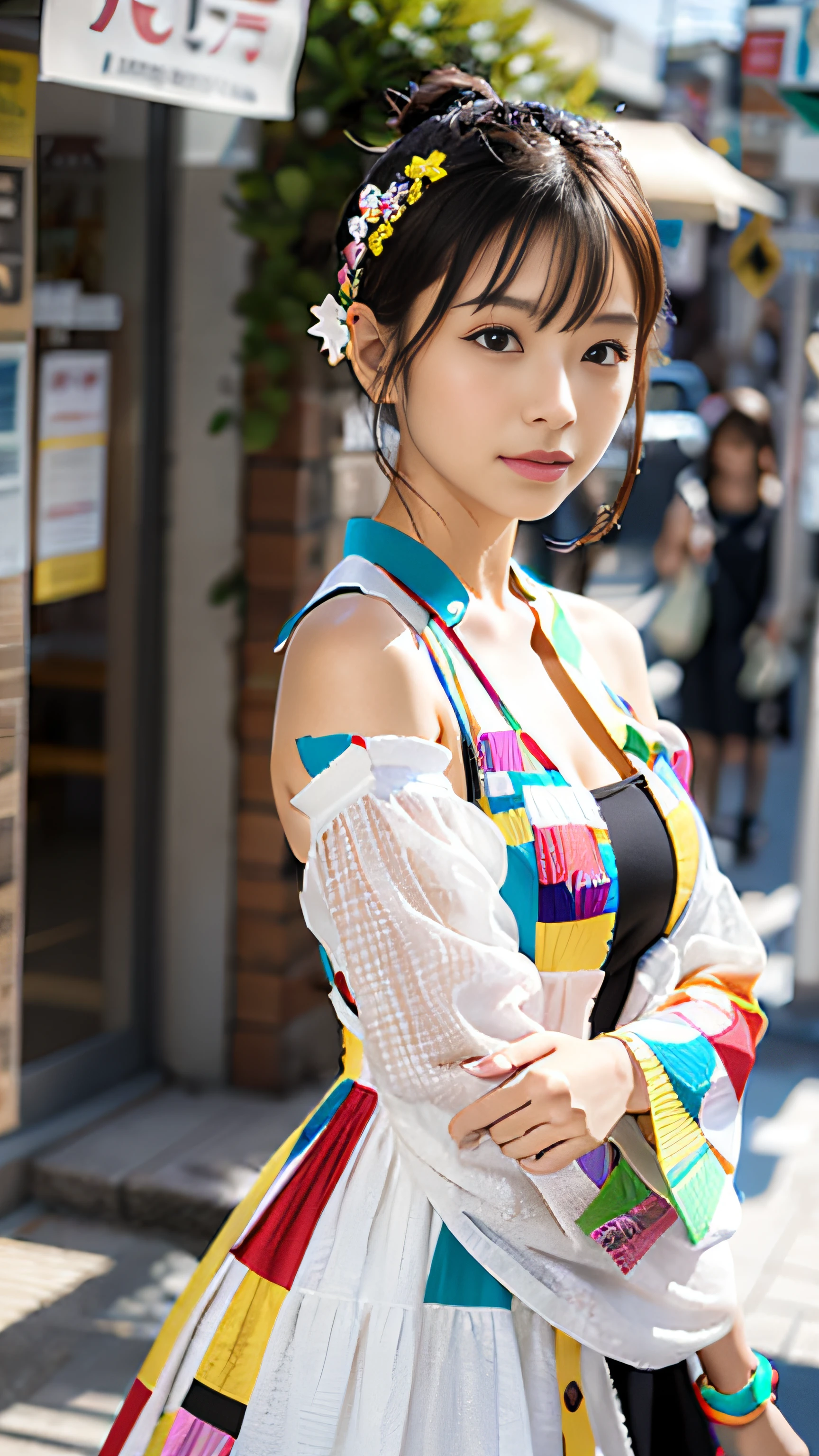 Beauty in a dress made of Japanese paper - AR2:3