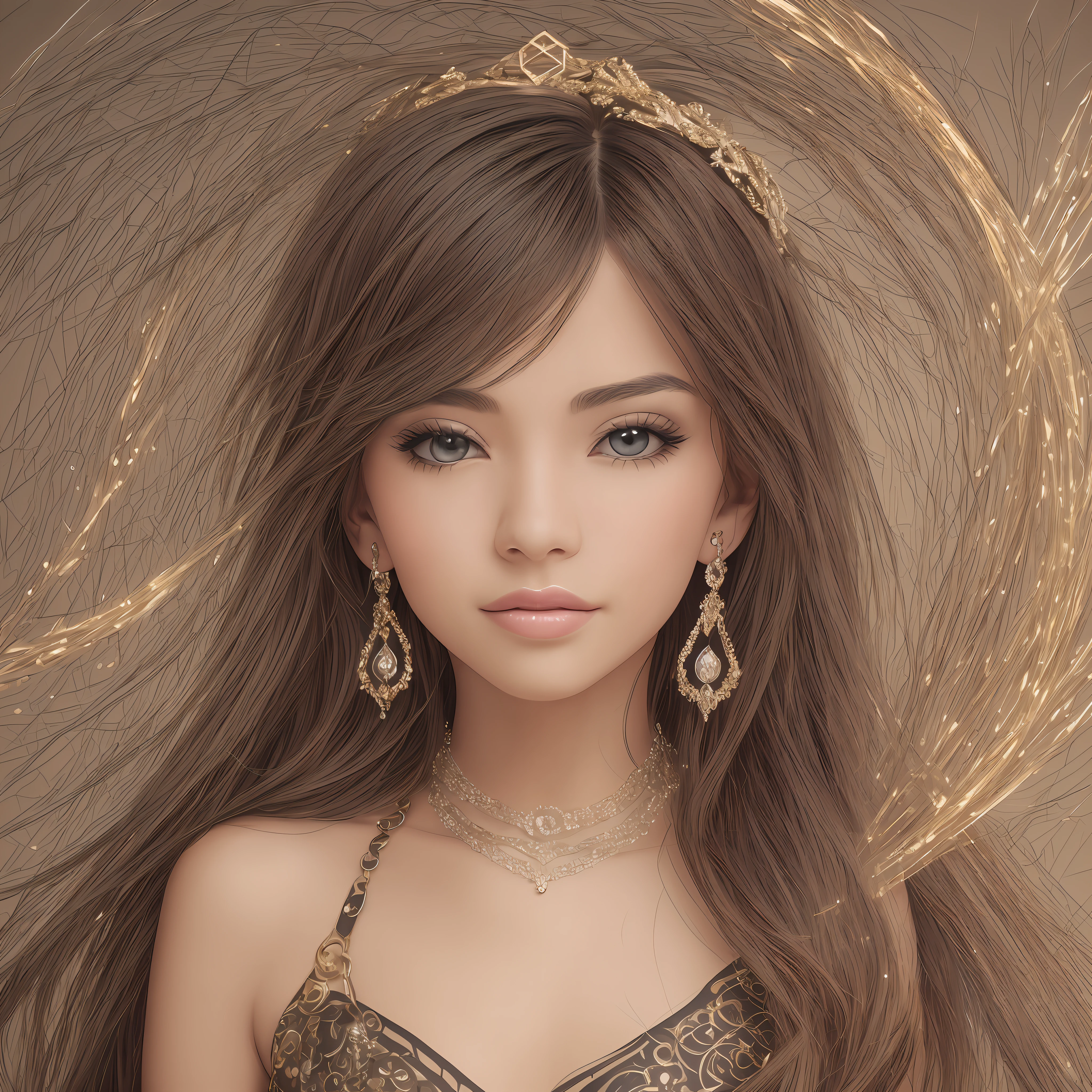 (in 8K、Raw photography、beste-Qualit、tmasterpiece:1.2)、(Metamorphosis of a girl、a photorealistic:1.37)、(aegyo sal:1)、cute little、Professional Writing、photon maping、Physically Based Rendering、bob cuts、Gray eye、Night、steampunc、Clear background、fullllbody、A sexy --auto