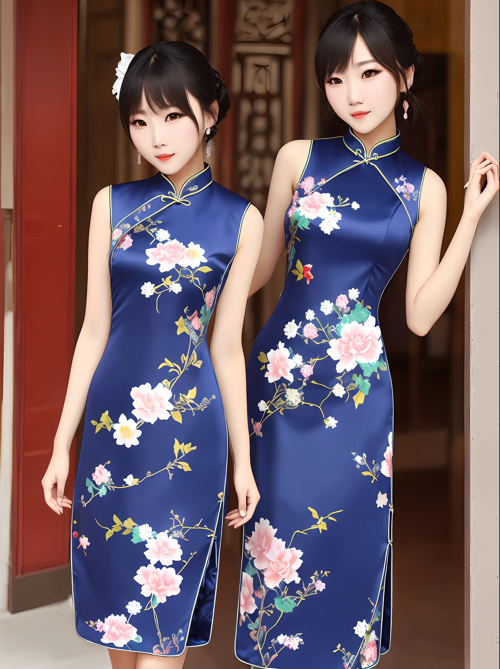 on cheongsam