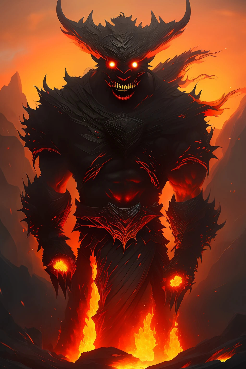 The appearance of the monster is surprising and terrifying。It is tall,Muscular hair,Almost every inch of space is packed。Its skin takes on a thick and hideous red color,Like hot magma flowing through its veins。Its eyes shone with an evil light,Like two red fireballs,Be able to see through darkness。
Its face is covered with disgusting scars and twisted lines,As if it were the mark of the devil。Its large mouth has sharp teeth,Each one is as sharp as a knife's edge,Reveals endless ferocity and bloodthirst。
Its limbs are unusually strong,Every muscle bulges like a rock,It gives a sense of irresistible power。Its claws are as sharp as a knife,Enough to tear steel。The place under its feet was shattered,All show the power of it。
The monster's body is covered with spikes and scales,Make it look even more scary and dangerous。It exudes a suffocating aura,Like the breath of death and destruction coming together。
The appearance of this monster is undoubtedly the embodiment of fear,Its presence makes people feel extremely uneasy and hopeless。Face such a monster,Anyone will shudder,The thought of retreating。It is a nightmare in the dark,It is the embodiment of man's deepest fears。