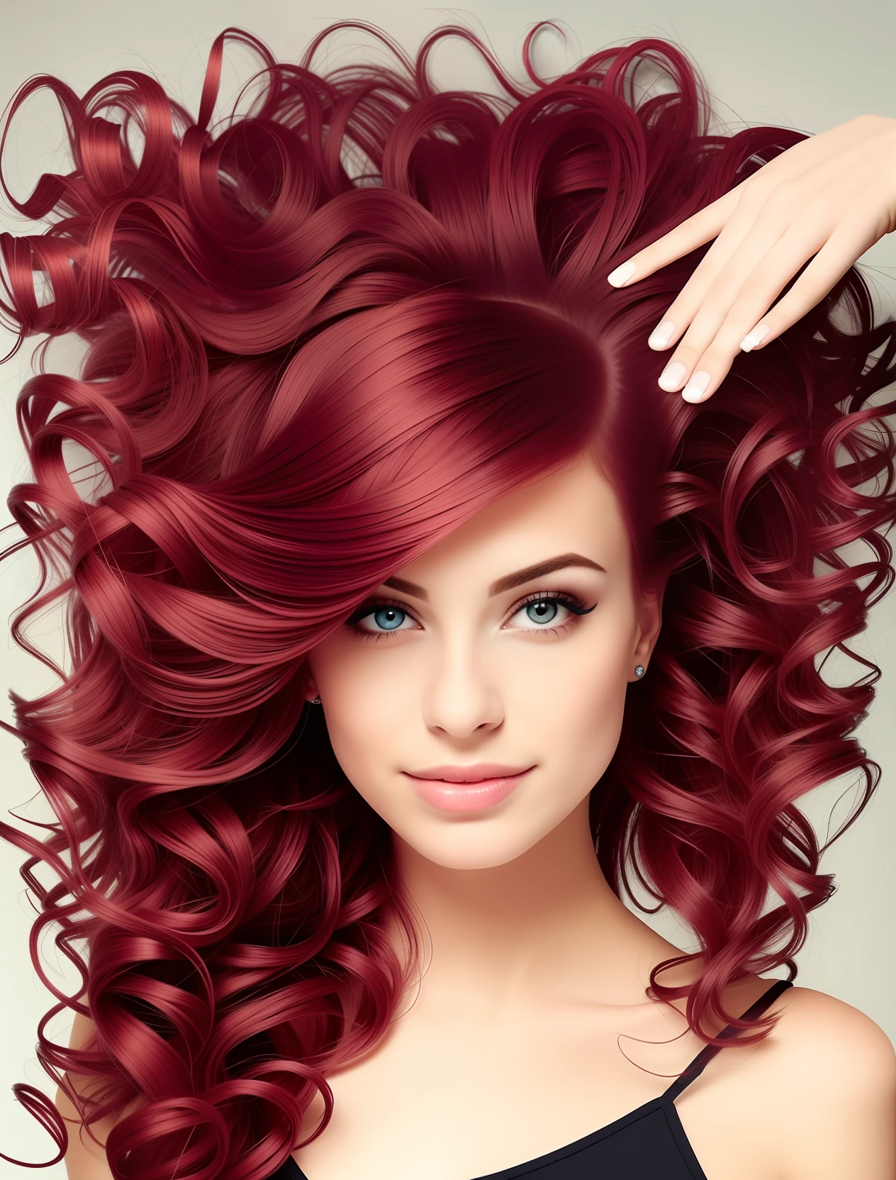 Hair advertising