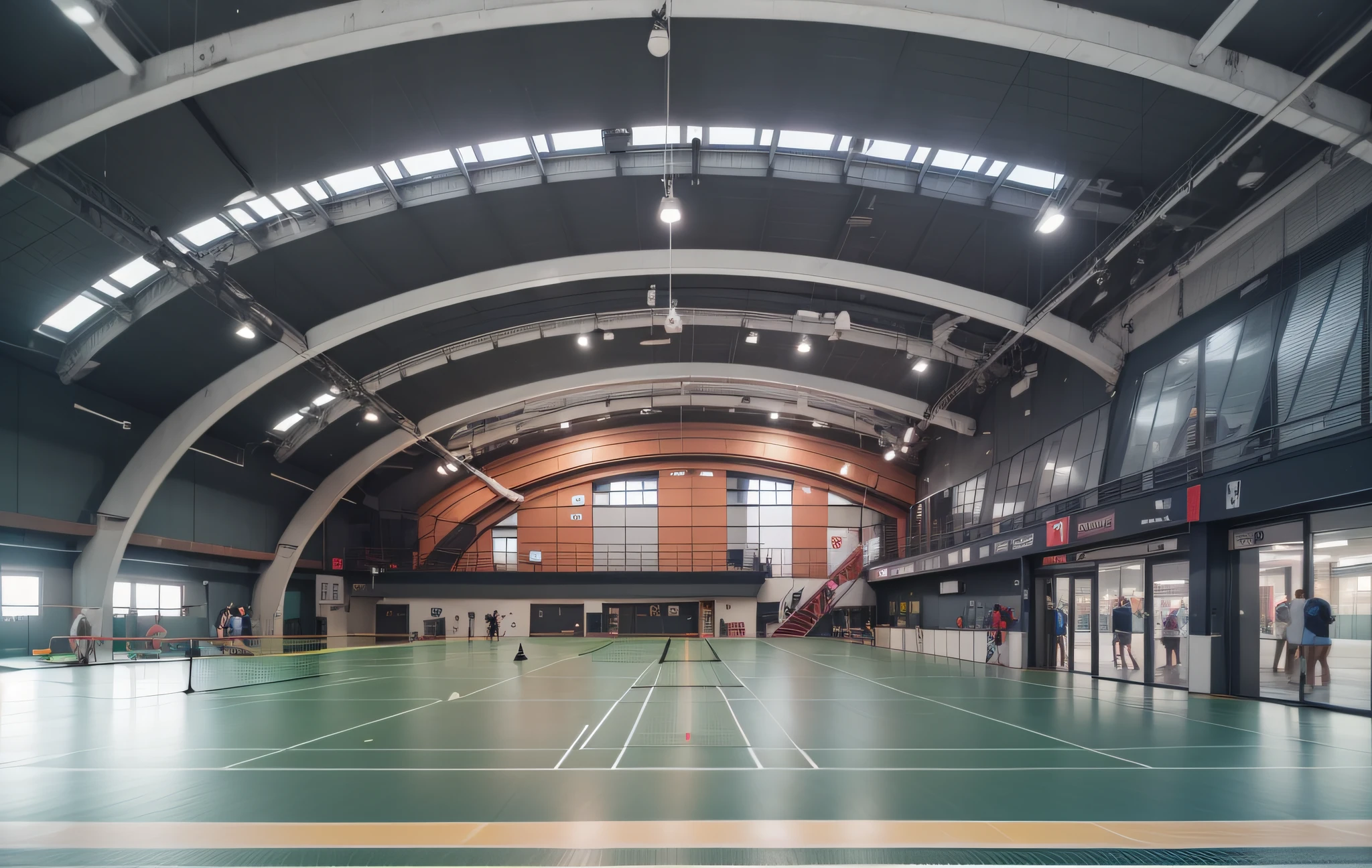 Play badminton --auto