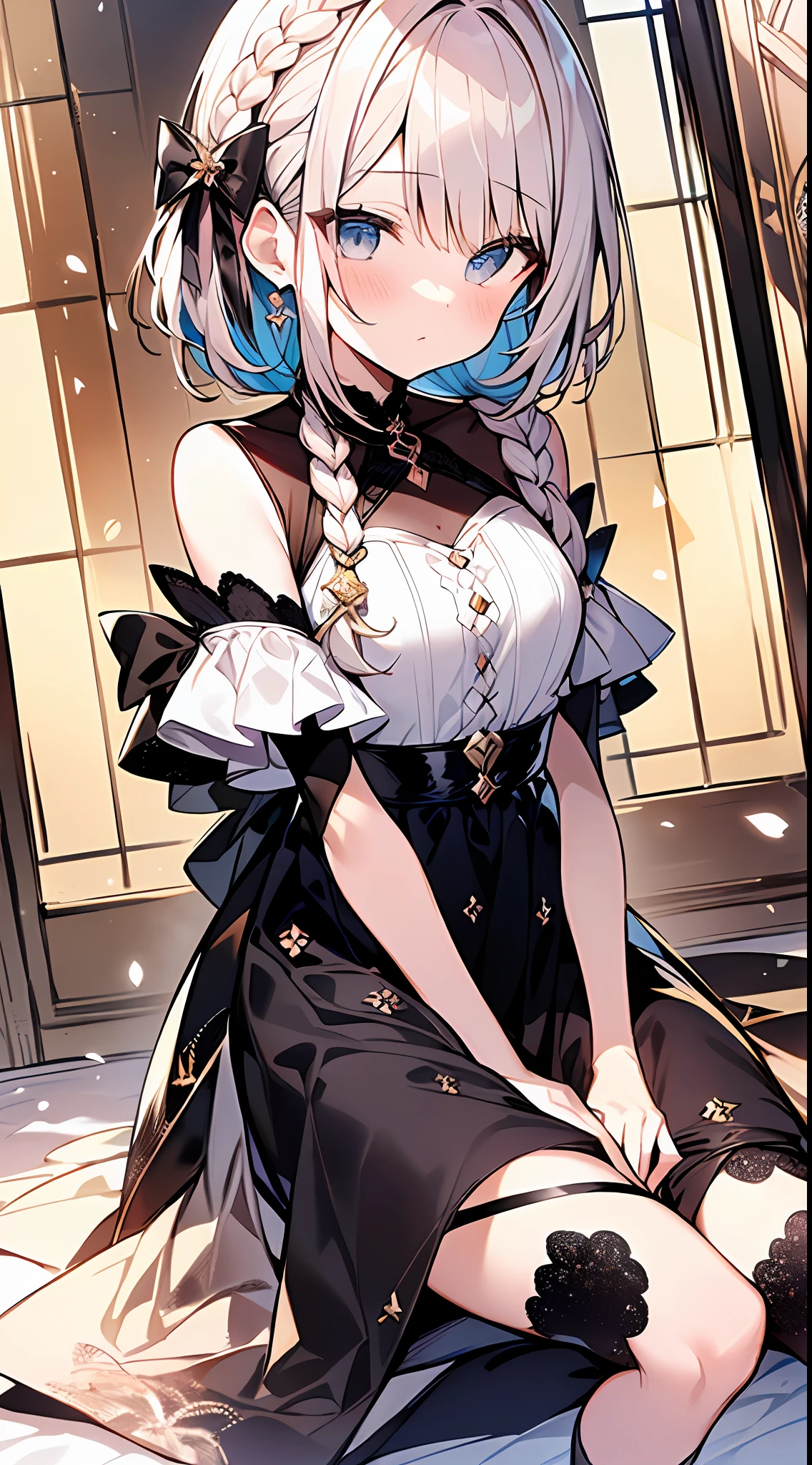 (incredibly absurdres absolutely resolution: 1.5), highest quality, masterpiece, ultra high resolution, 8k, (multiple girls), (gorgeous dresses with many gorgeous and colorful decorations) BREAK shoujo manga style, (loli), soft line drawing, digital enhancement, shojo manga touch, environmental change scenes, shojo manga core, ( Hair length to the shoulders))), (((short braid))), ancient capital of the West, full body visible angle, entangle, beautiful and aesthetic: 1.5, High quality: 1.3