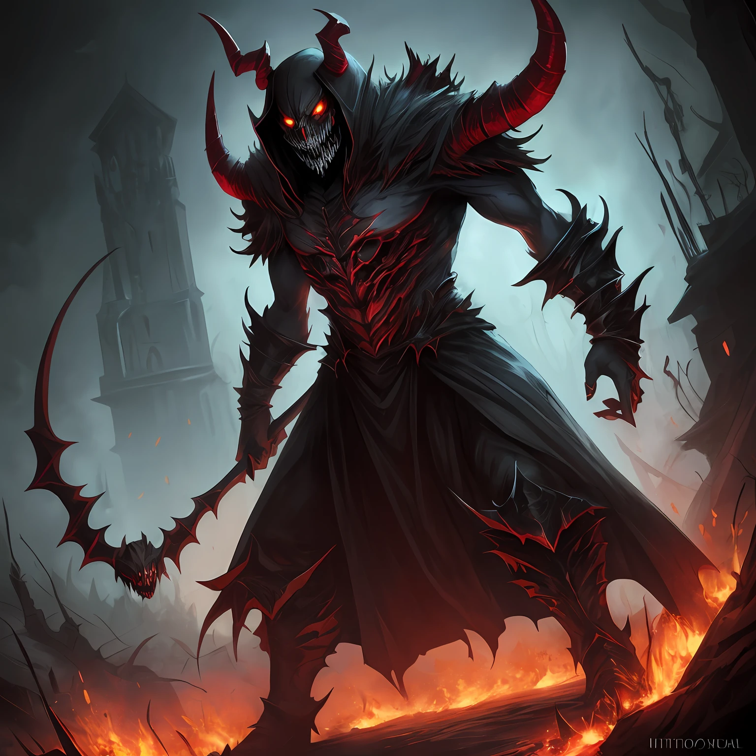 Nightmare Devil，Nightmare creatures，Black Mist Nightmare，A terrifying nightmare --auto