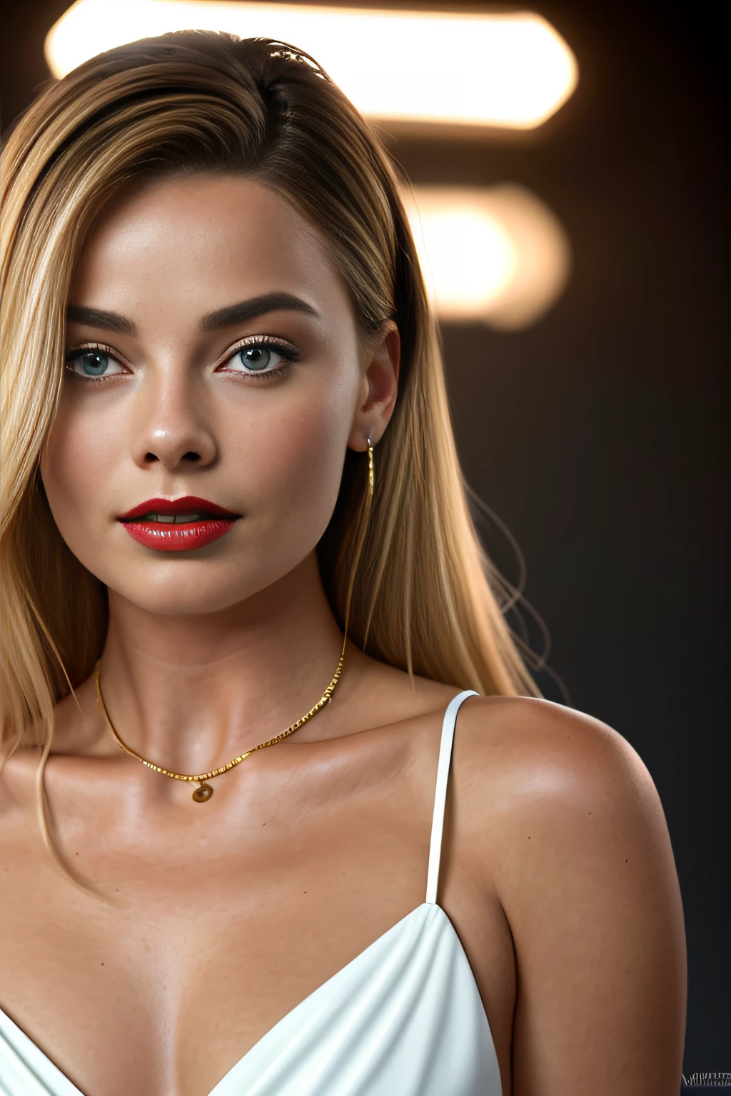 Foto de Margot Robbie, (corpo inteiro), longos cabelos loiros, Mulher loira, Margot Robbie como Boneca Barbie, cores vibrantes, tema rosa, em um vestido rosa posando para uma foto, Garota sexy, lovely woman, mulher bonita, Beautiful woman, mulher deslumbrante, Pose casual, Beautiful girl , atraente, olhar sexy, beautiful young lady, bela imagem, (red lips lipstick), maquiagem elegante, Sunset, estilo por (Steve McCurry), Dispositivo Nikon Z FX, Mola EF 70mm, Cinematic lighting, studio backdrop, style long exposure, tipo de tiro longo, cena de cores vibrantes, fotorrealista, Intrinsic, beautiful face, Rosto ultra-detalhado, Corpo Perfeito, corpo inteiro, Impeccable, Realistic, altamente detalhado, Art Station, trend, piece of master, Rosto realista, pele realista, Olhos detalhados, grande arte, ultra realistic n-9 render, 4k, 8k, 16k, 20K, HDR, UHD, 64 mil, perfect lighting, studio lighting, fotorrealista, hyper realistic, symmetrical face, Motor irreal, Bokeh, High Resolution Scanning, fotografia profissional