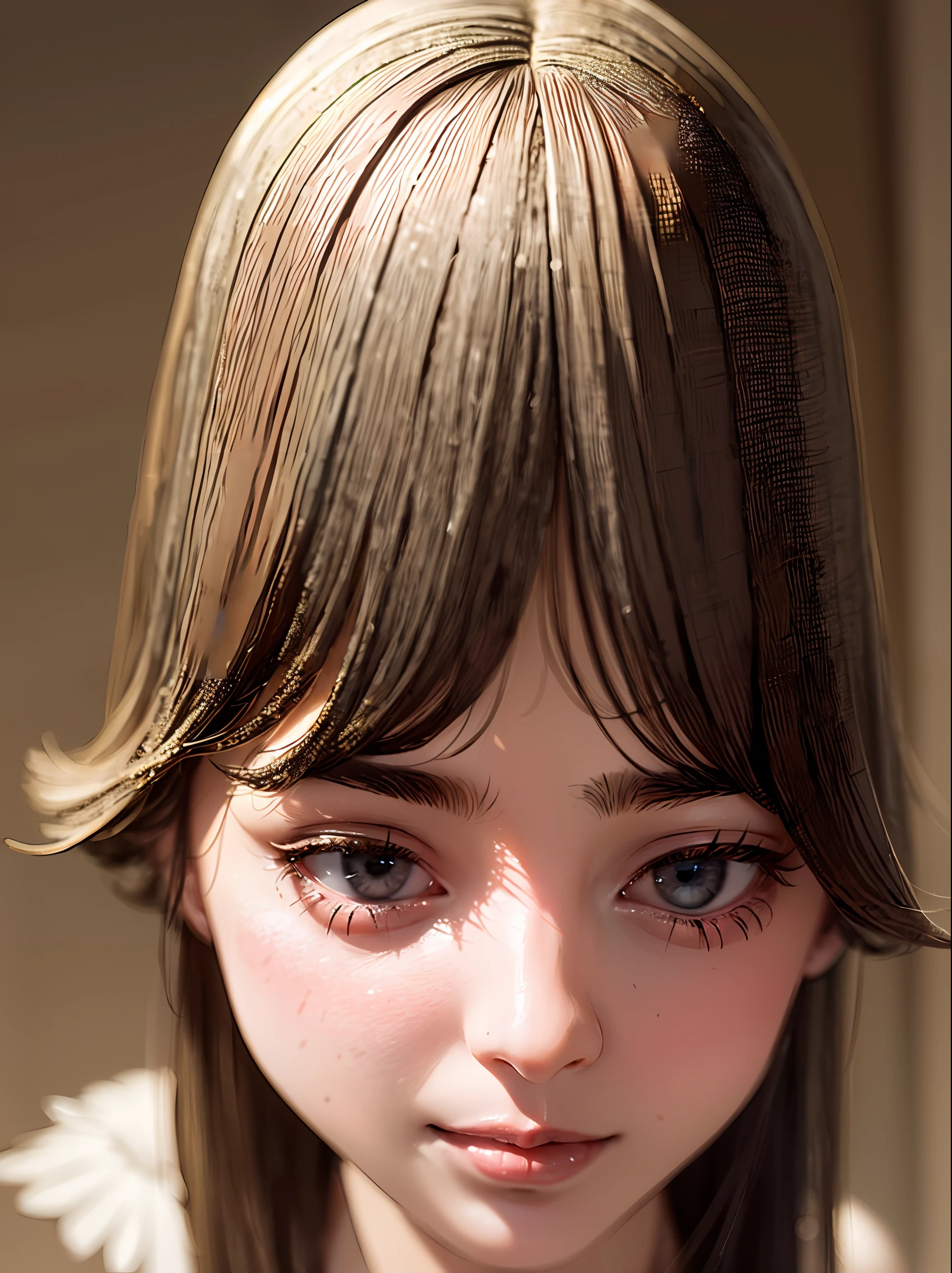 Angel figure，The face of the devil
