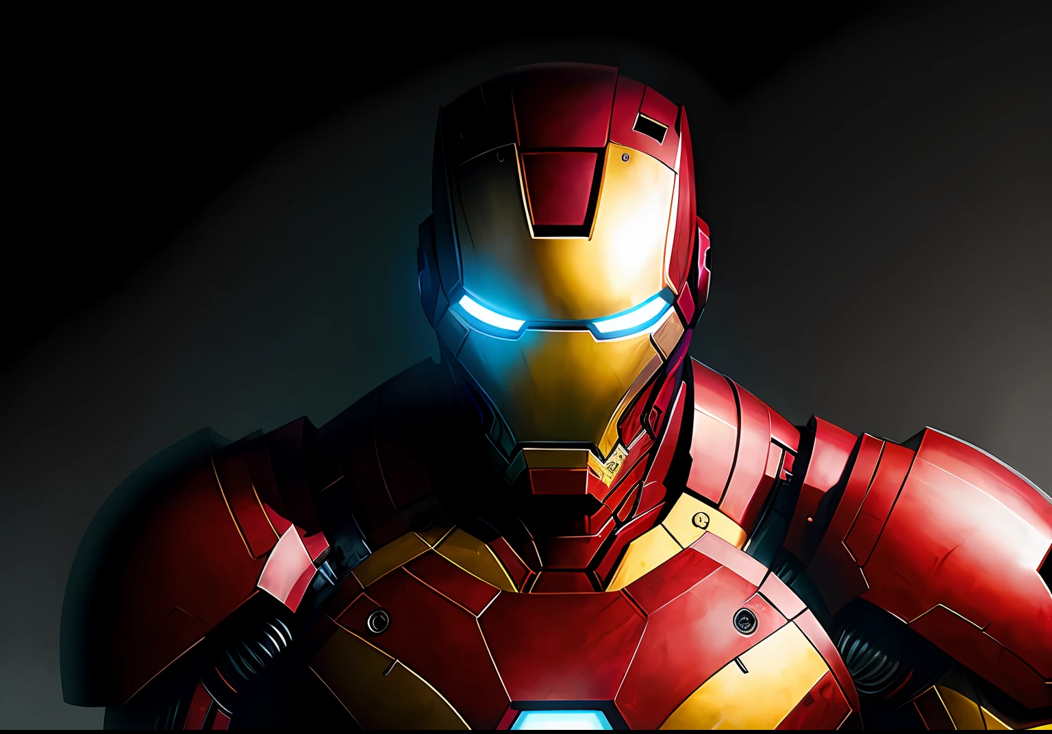 Iron Man from Marvel Comics, Dark photo: Sitting on an old boat, realistic epic, Portrait, The Eyes of Atey-Gailan, by Greg Rutkowsky, greg tocchini, by james gilleard, by joe fenton, Käthe Butcher, Yellow gradient, black, brown and magenta color scheme, grunge aesthetic!!! Graffiti brand wall background, art by Greg Rutkowski and artgerm, soft cinematic light, Adobe Lightroom, Photo Lab, HDR, Intricate, Highly detailed, (Depth of field: 1.4), Faded, (neutral colors: 1.2), (HDR: 1.4), (soft colors:1.2), hyper-detailing, (Artstation:1.4), Cinematic, warm light, Dramatic light, (intricate details:1.1), Complex background, (by rutkowski:0.66), (blue and orange:0.4)