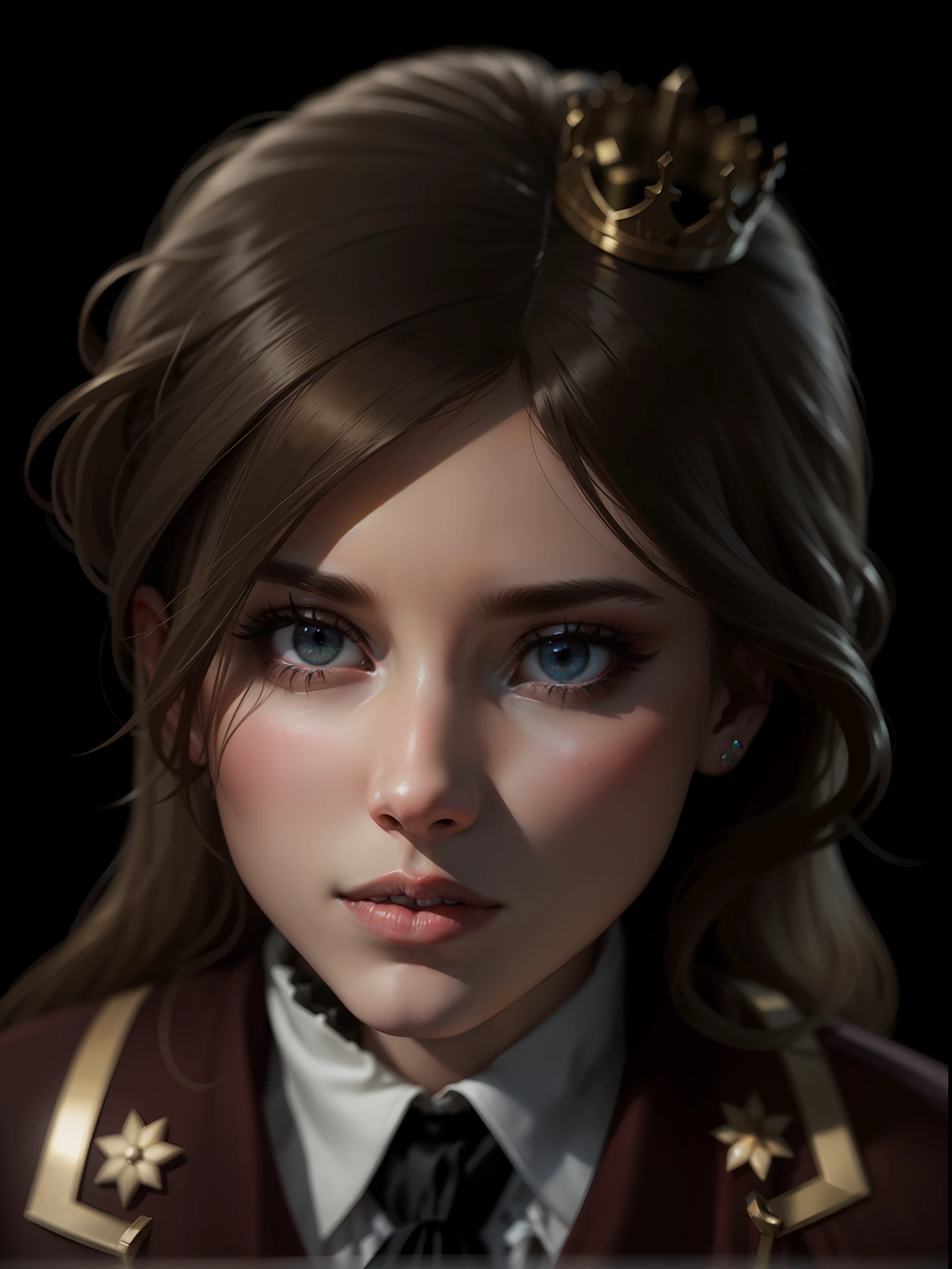 A high resolution,Woman with a crown