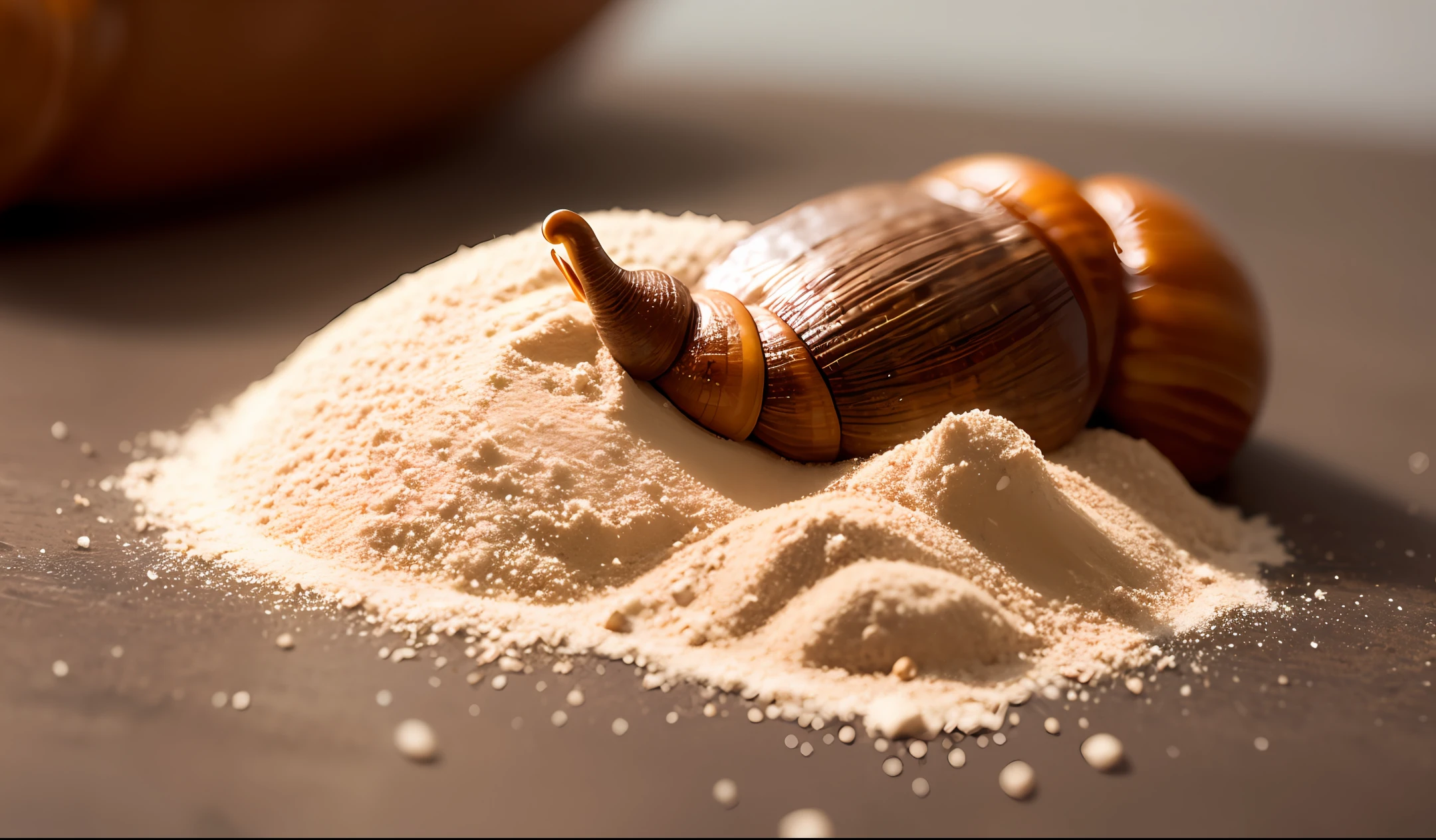 Dynamic snail powder picture
