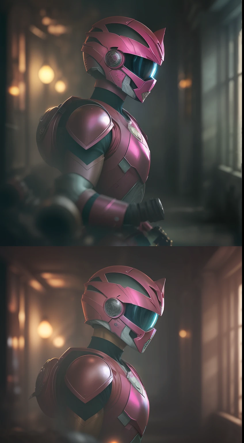 (A gloomy snapshot: 1.1), Epic Realistic, Pink Ranger from Power Rangers в красном дымовом облаке, soft cinematic light, Adobe Lightroom, Photo Lab, HDR, an intricate, Highly detailed, (Depth of field: 1,4), hyper-detailing (Artstation: 1,4), Cinematic, Warm light, Dramatic light (intricate details: 1,1)