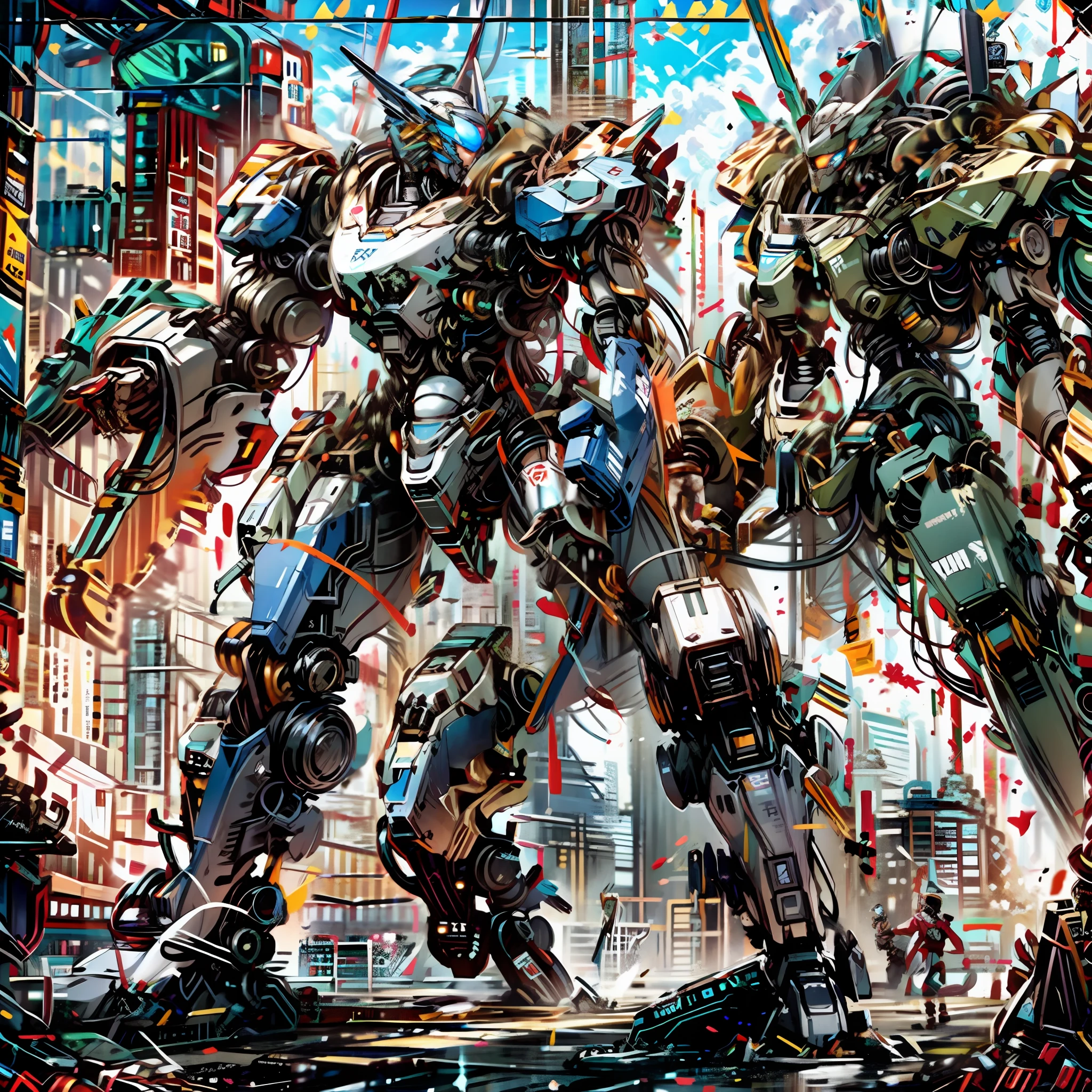 Two mechs
