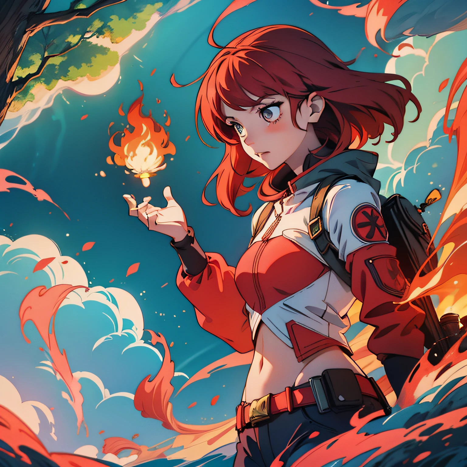 (masterpiece), (best quality),makima \(chainsaw man\),red hair --auto