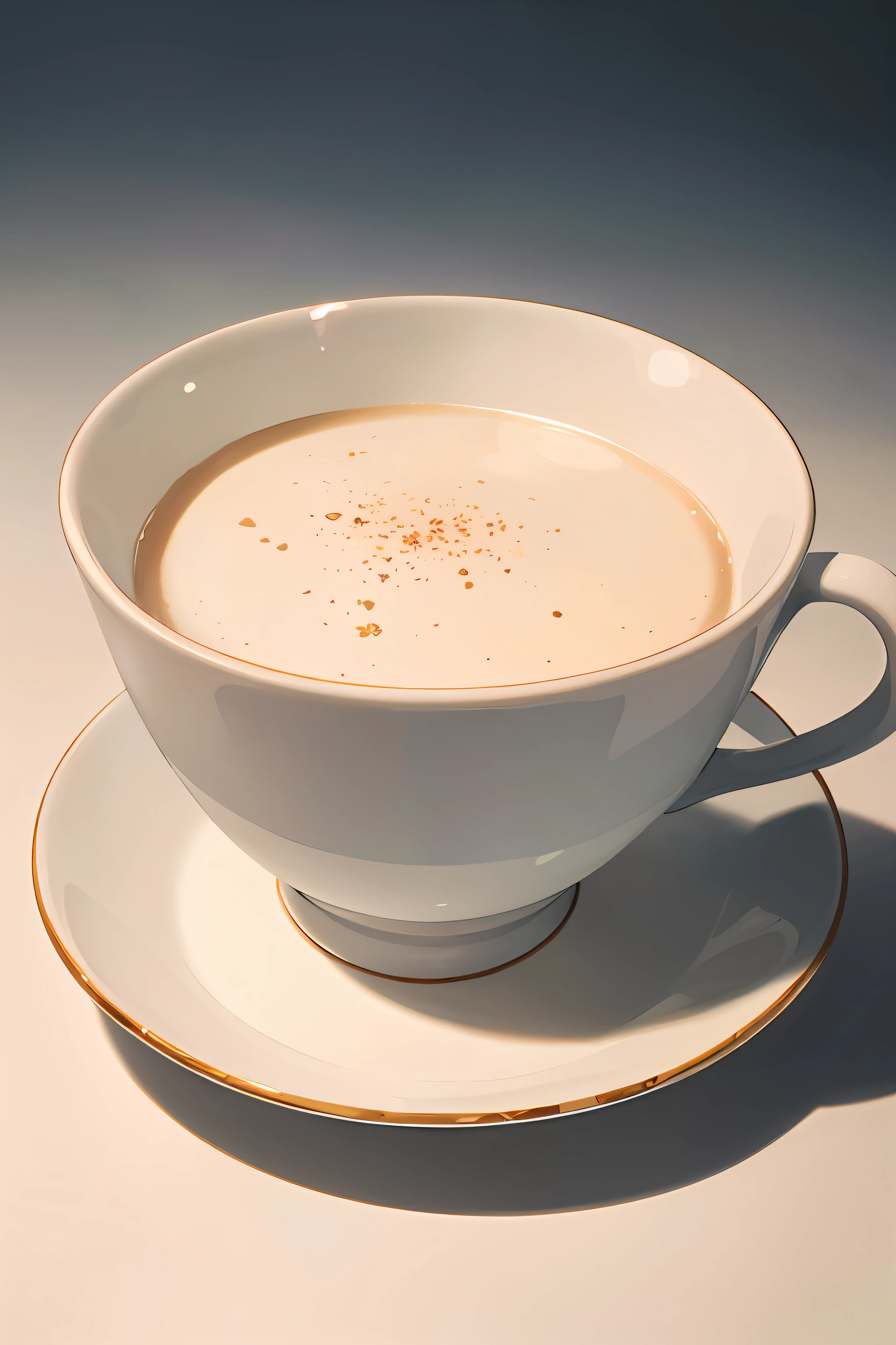 (Magical Photo:1.3) of (Realistic:1.3),(Energetic:1.3) product photography of a cup of milk, Porcelain cup, white background, simple background, soft light, Highly Detailed,(Provia:1.3)