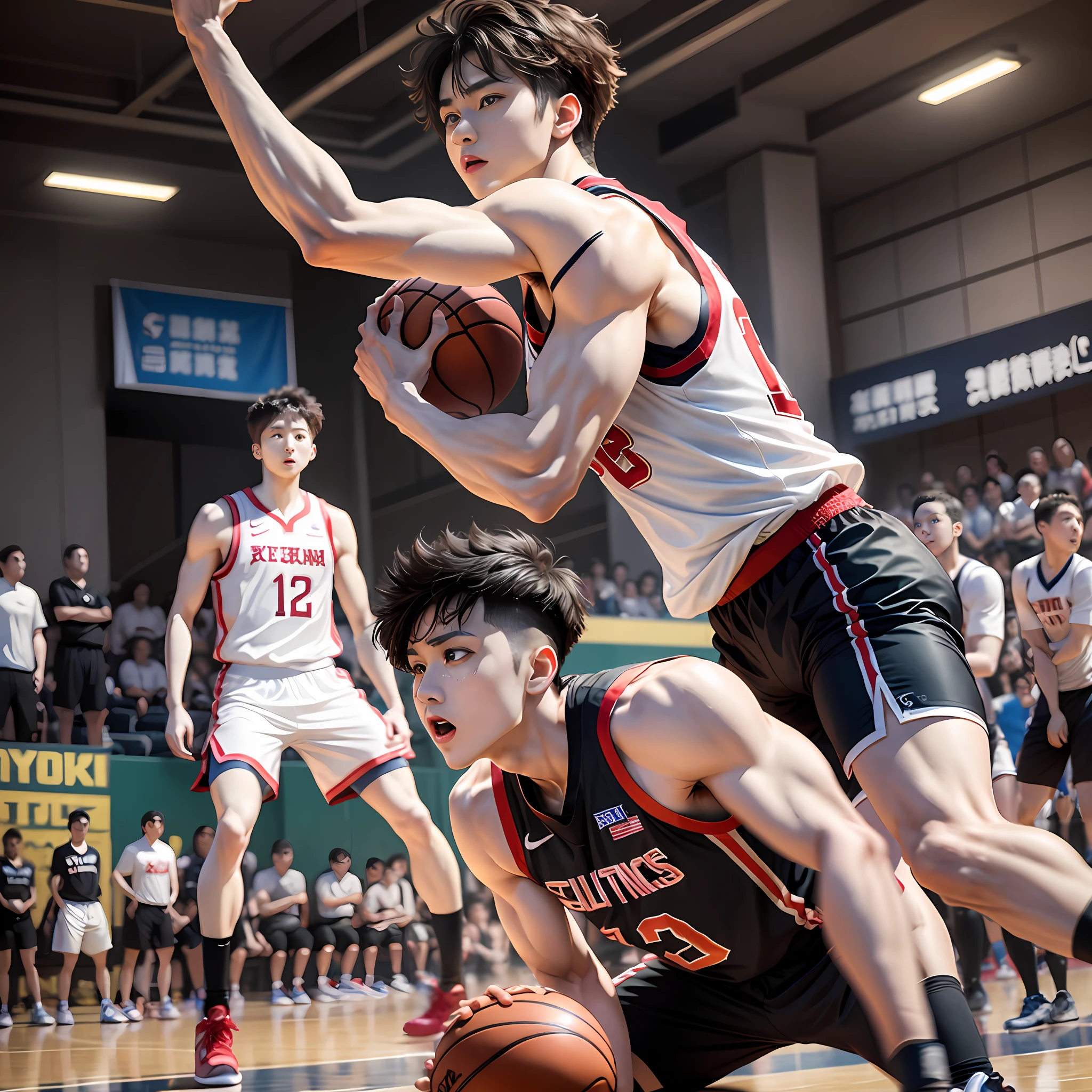 mirai,Early,Abs,basketball player。 --auto