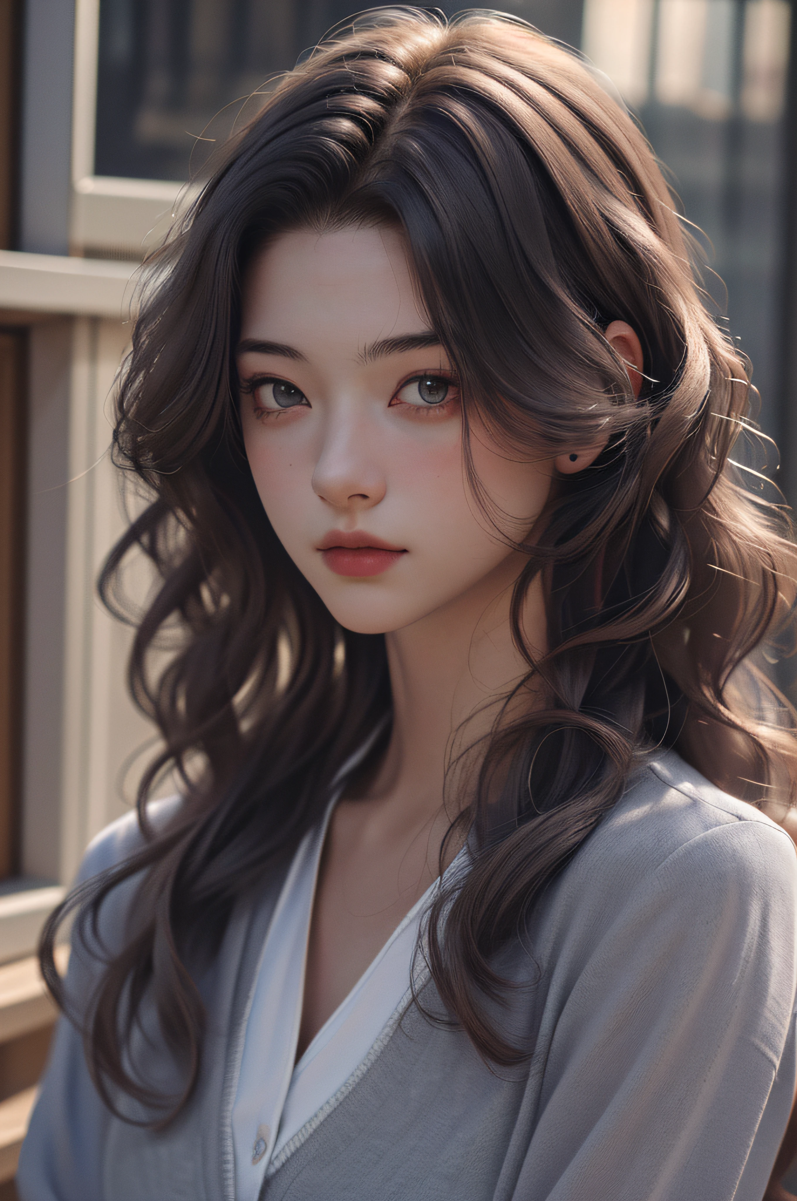 (masterpiece, best quality, photorealistic, ultra high res, 8K raw photo:1.2)
1girl,
wavy hair, long hair,