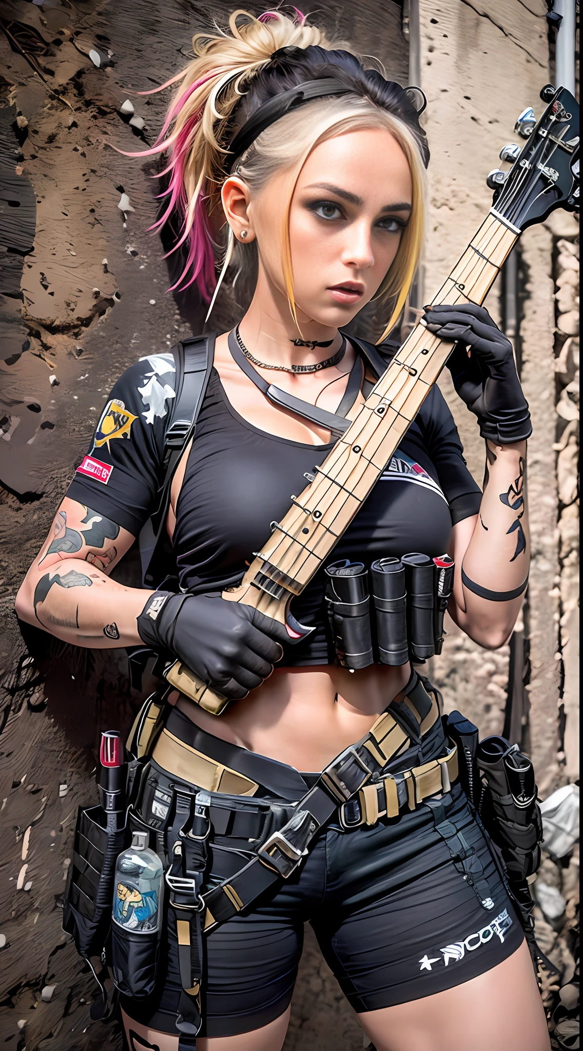 obra maestra, Tacticool, Chica punk-rock, americana.