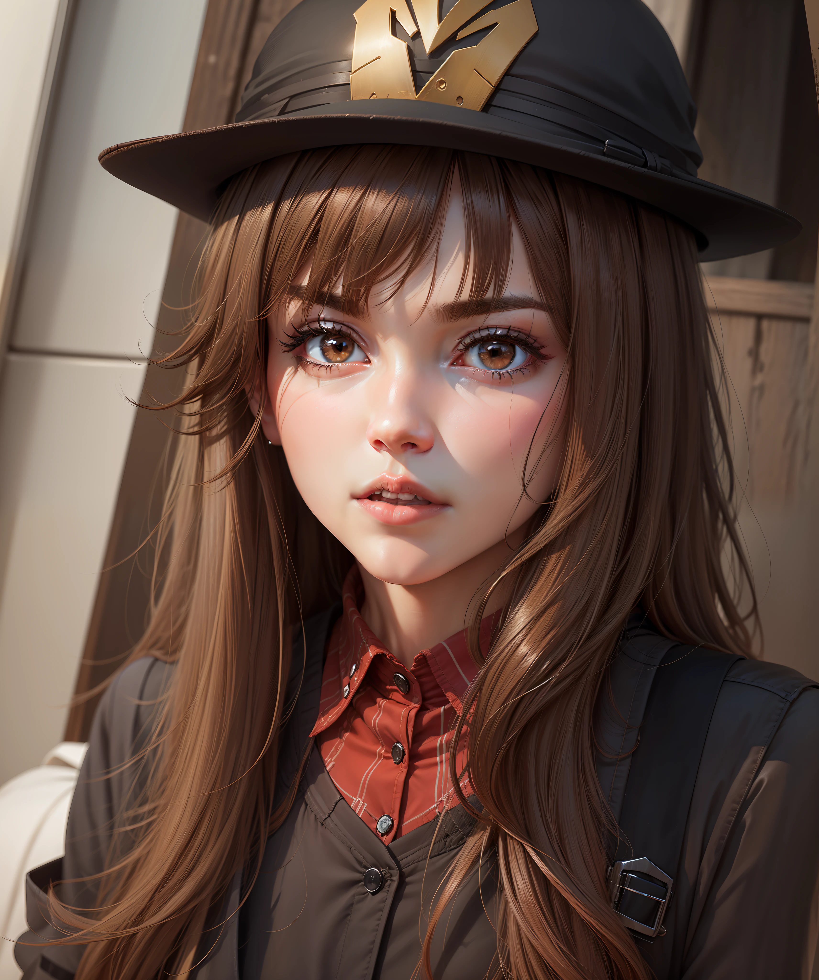 It's a short, concise Prompt, Here's what you've optimized：(A brown-haired:1.2)