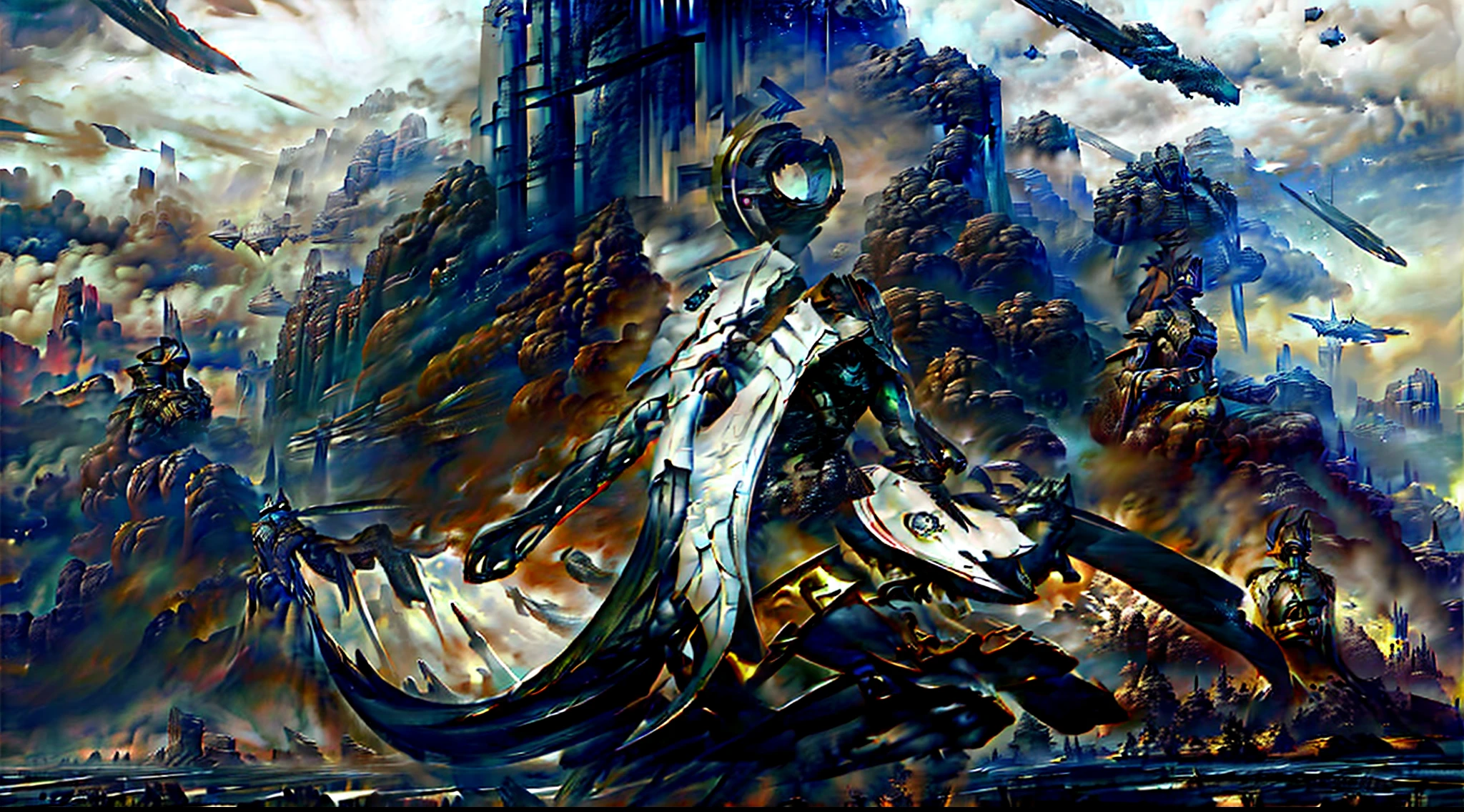 The Alaferd Star Destroyer from the Star Wars movies,With huge wheels, futuristic space station, inspired by Craig Mullins, scifi concept art, stunning sci-fi concept art, scifi space station, author:Craig Mullins, craig mullins style, industrial humanity spaceship, craig mullins greg rutkowski, spaceship concept art, craig mullins nekro, craig mullins dark key